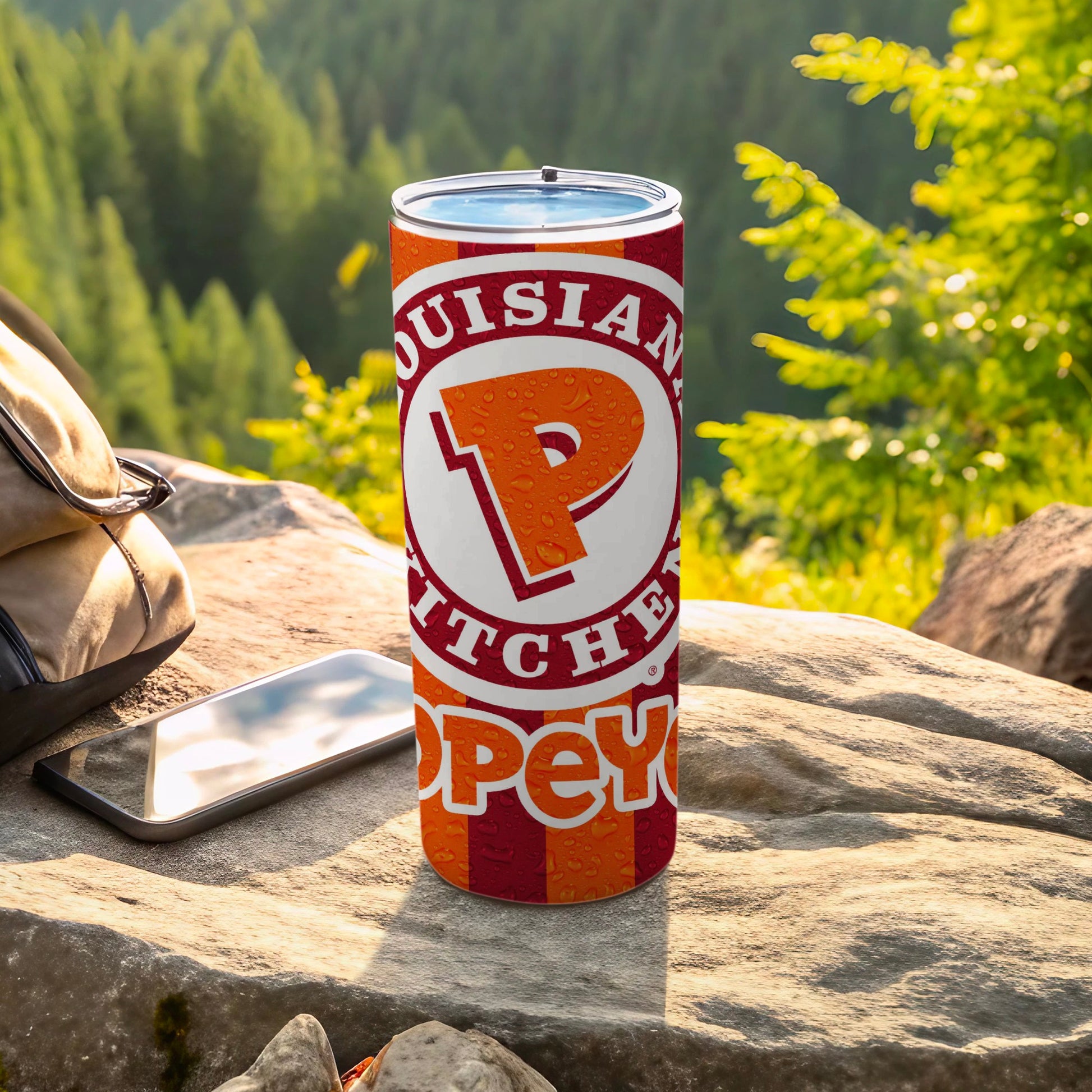 Popeyes Louisiana Kitchen Logo Design Tumbler product type