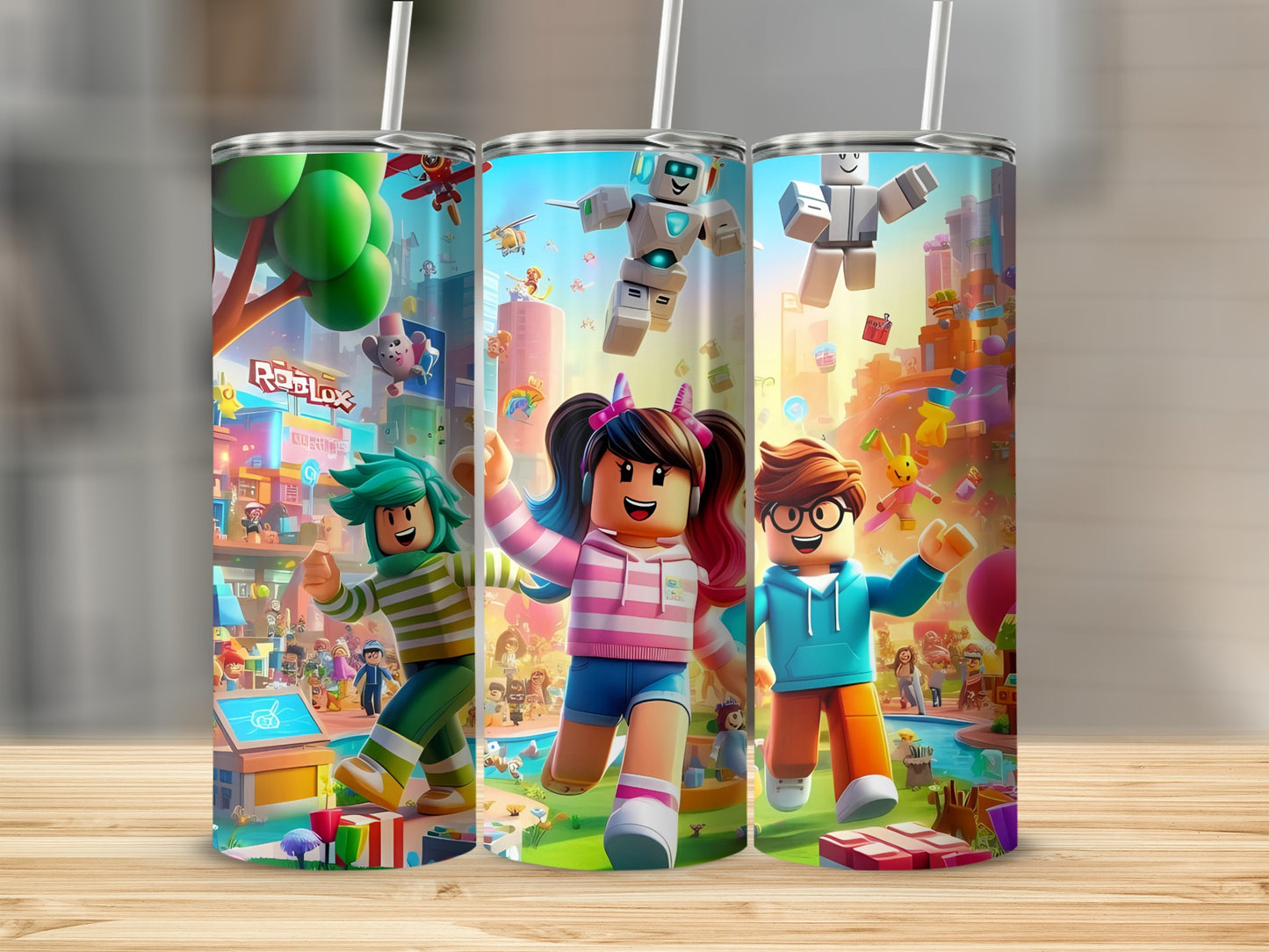 Roblox Design Insulated Stainless Steel Tumbler