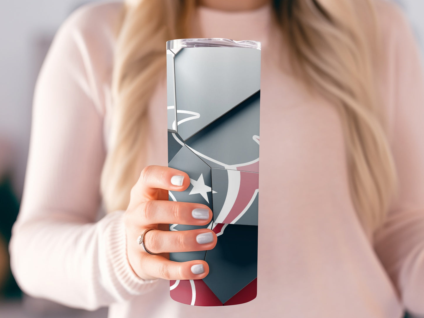 Houston Texans Abstract Logo Design Presentation Tumblers