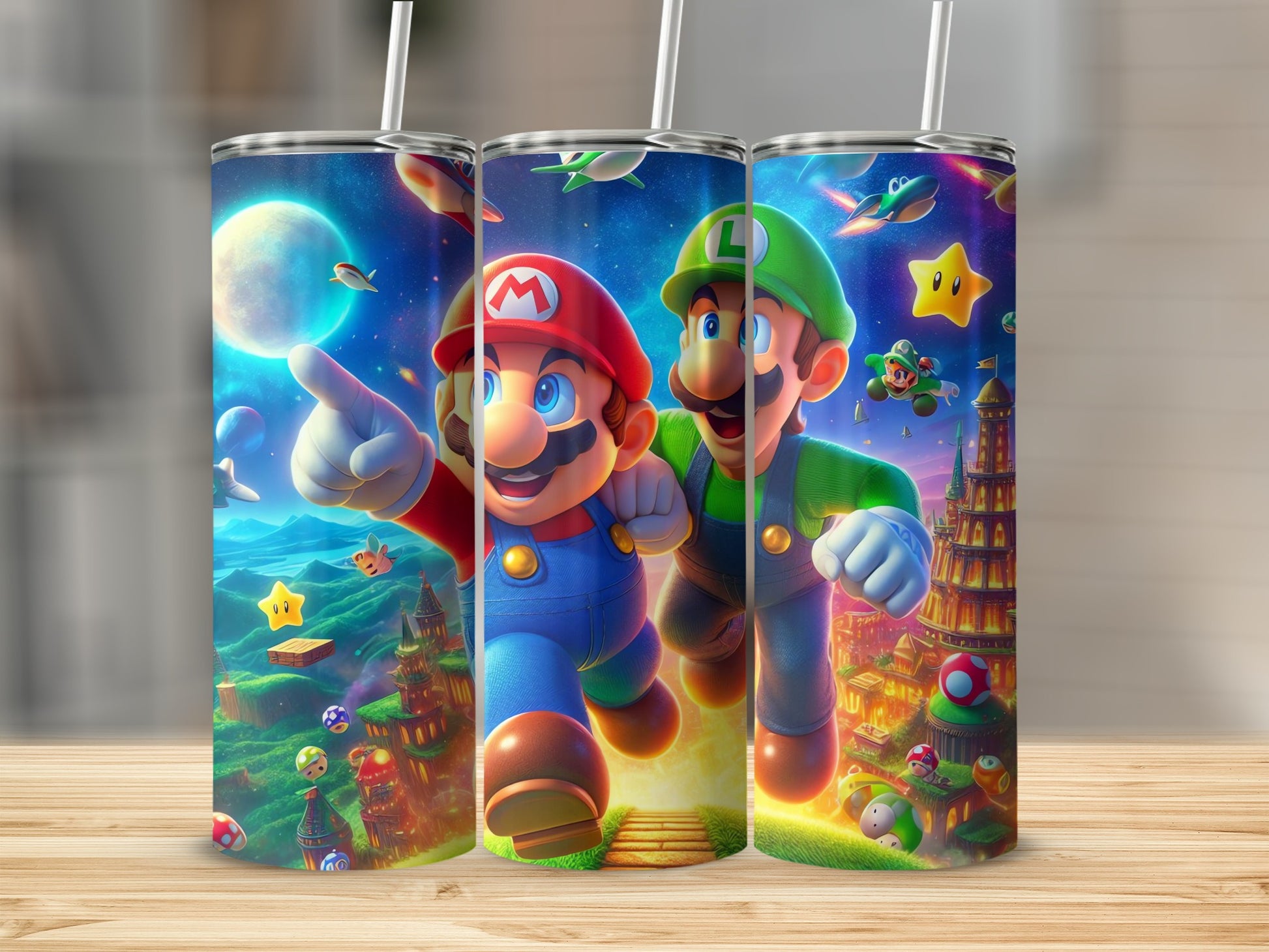 Vibrant Character-Themed Tumbler Cup with Fun Graphics