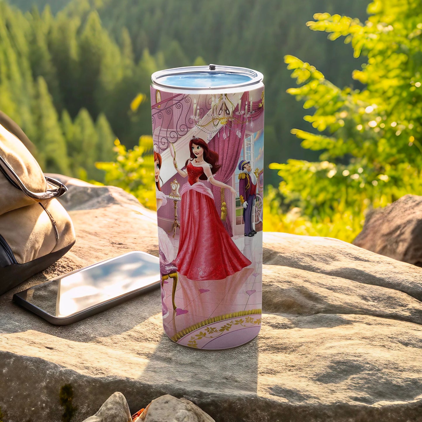 Elegant Princess Theme Insulated Tumbler for Kids