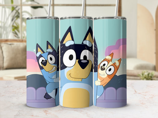 Cute Cartoon Character Family-Themed Tumbler Cup