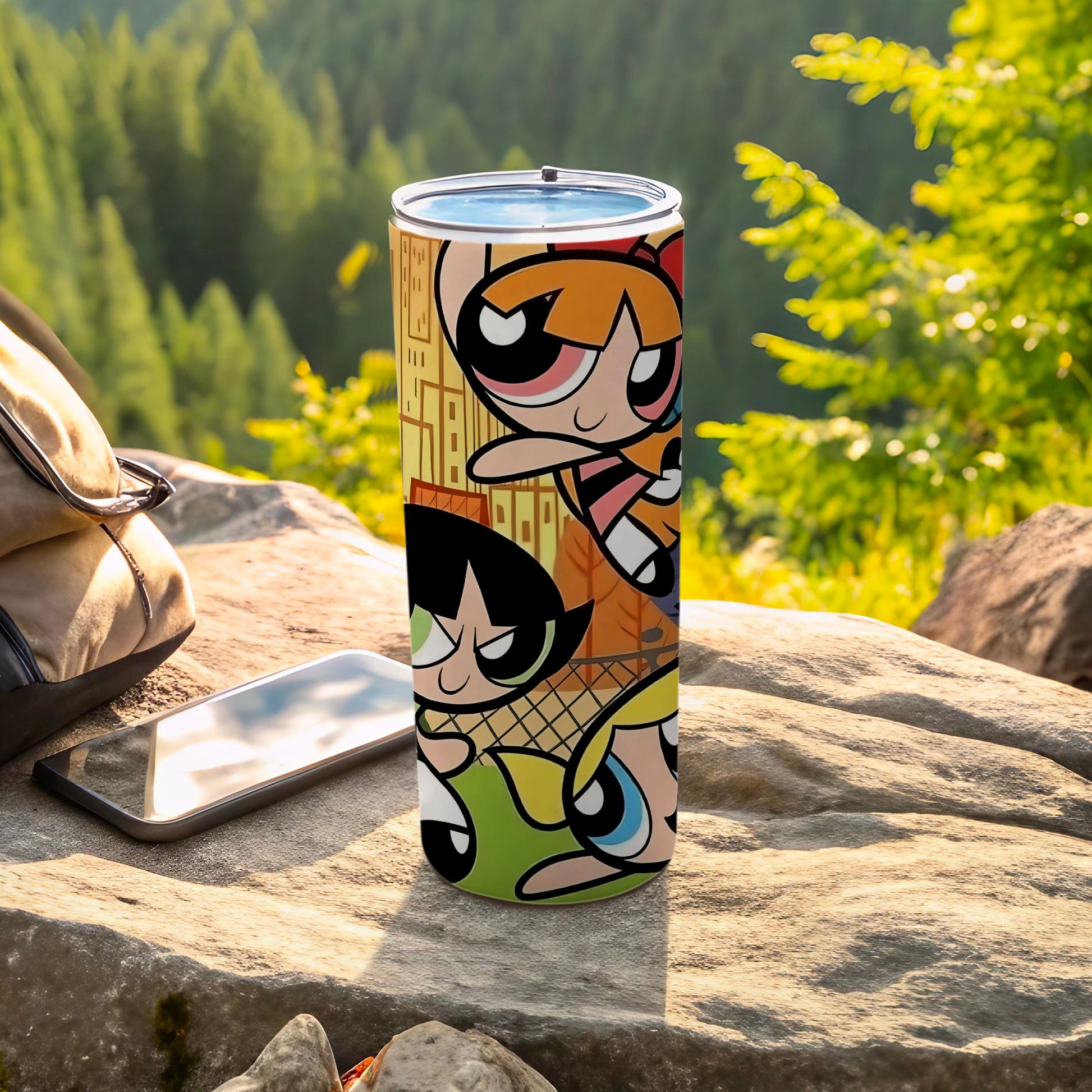 Powerpuff Girls Travel Tumbler for Outdoor Adventures