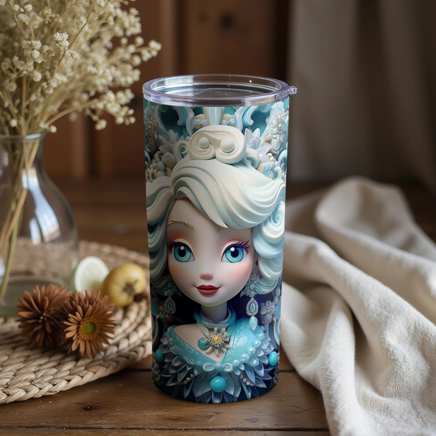 Enchanting Princess Design Insulated Tumbler