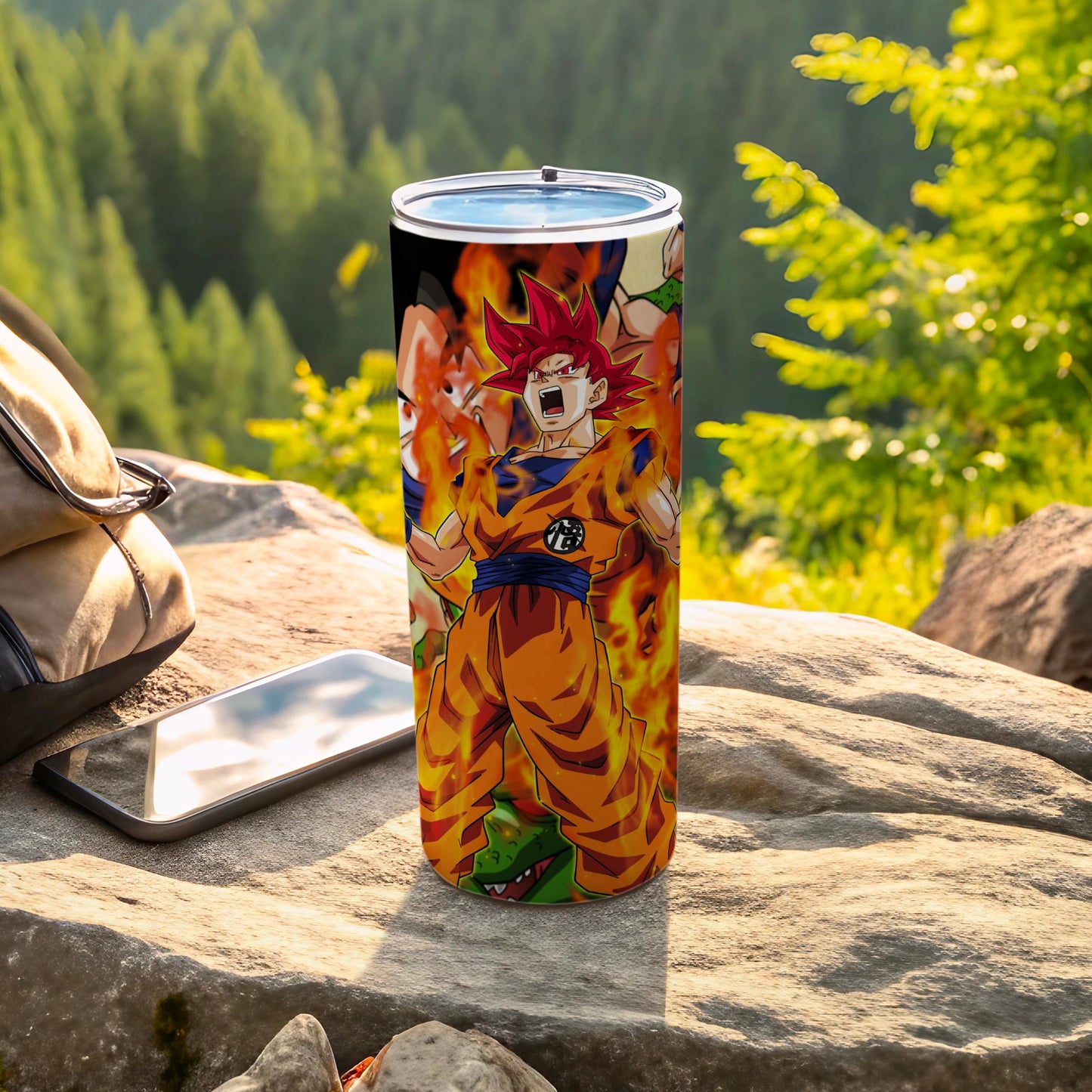 Dragon Warrior Tumbler with Bold Character Design