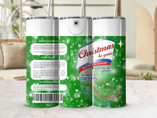 Christmas Be Gone Spray Kills 99 percent of Christmas