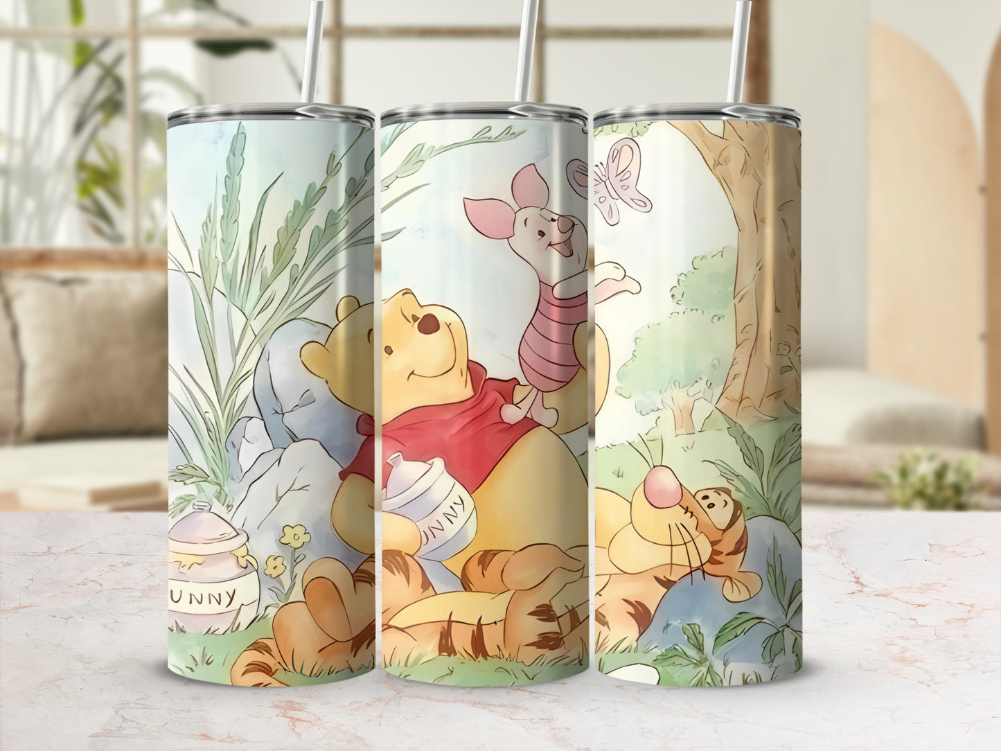 Adorable Character-Themed Tumbler for Kids and Adults