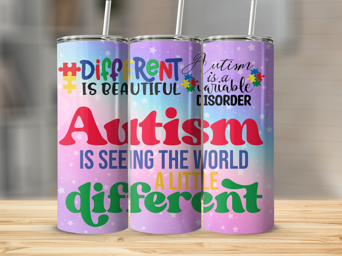 Autism Awareness Different Perspectives Tumbler