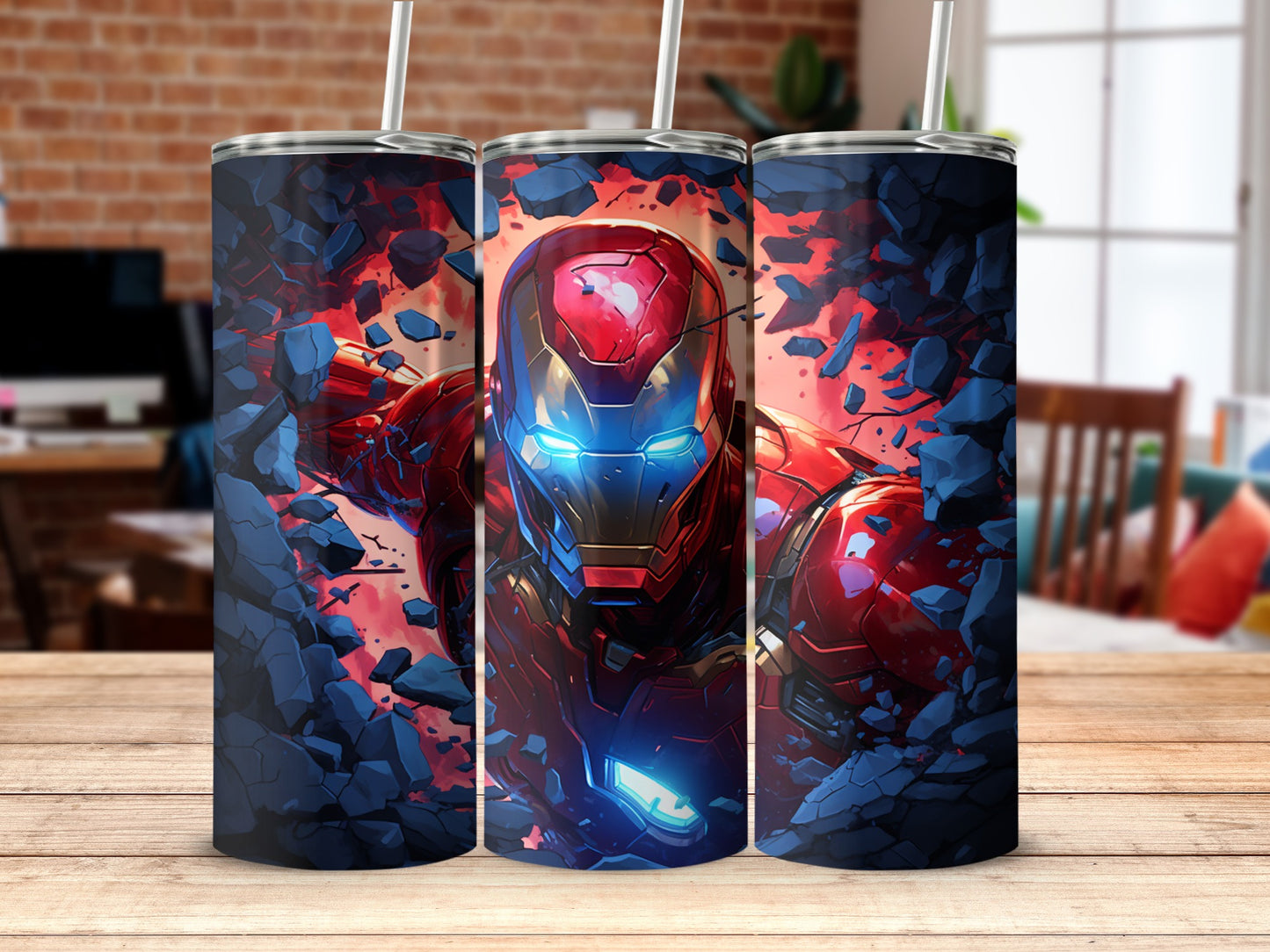 Iron Man Design Marvel Themed Tumbler Product