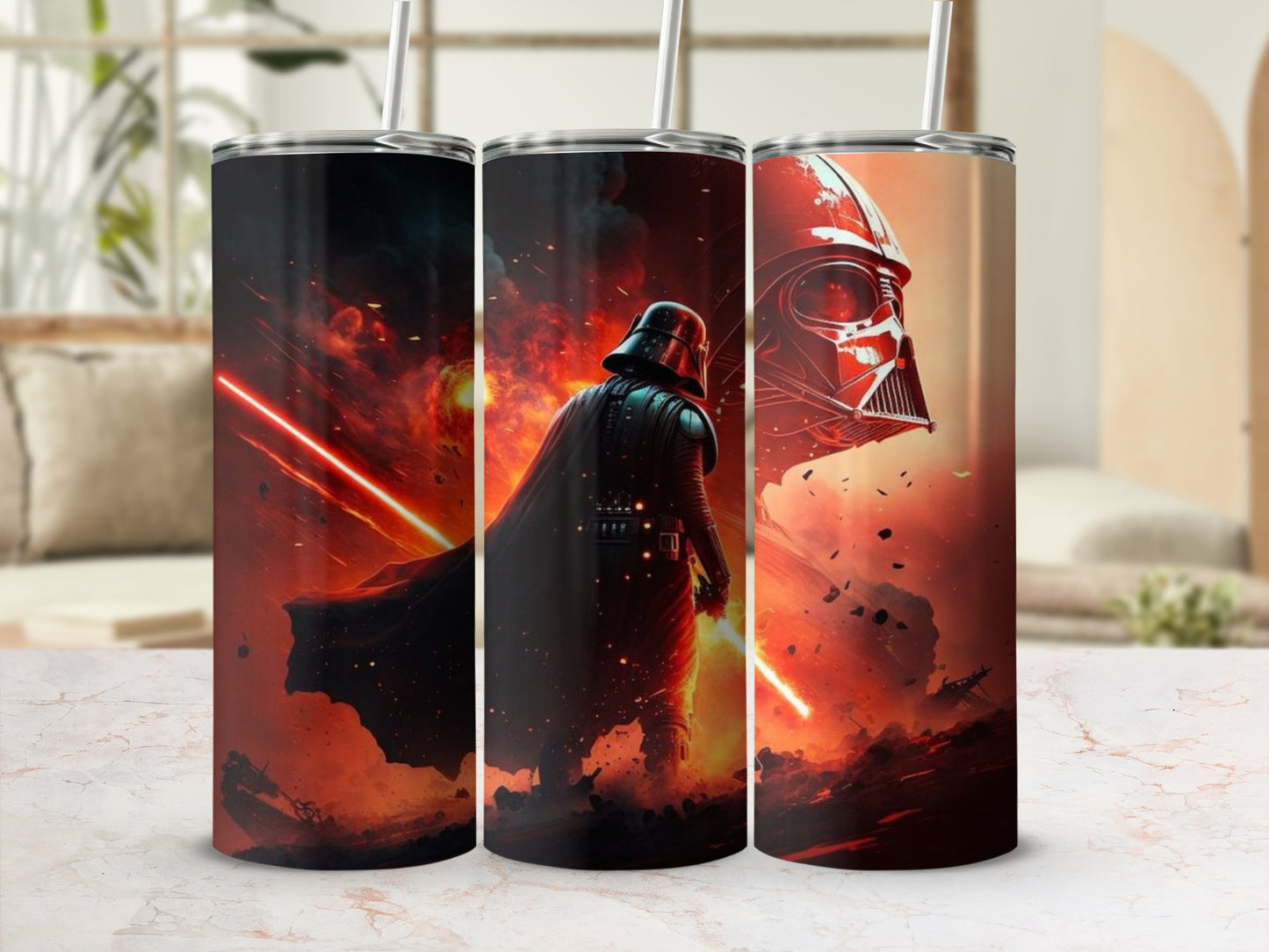Darth Vader Sci-Fi Battle Explosion Tumbler product type
