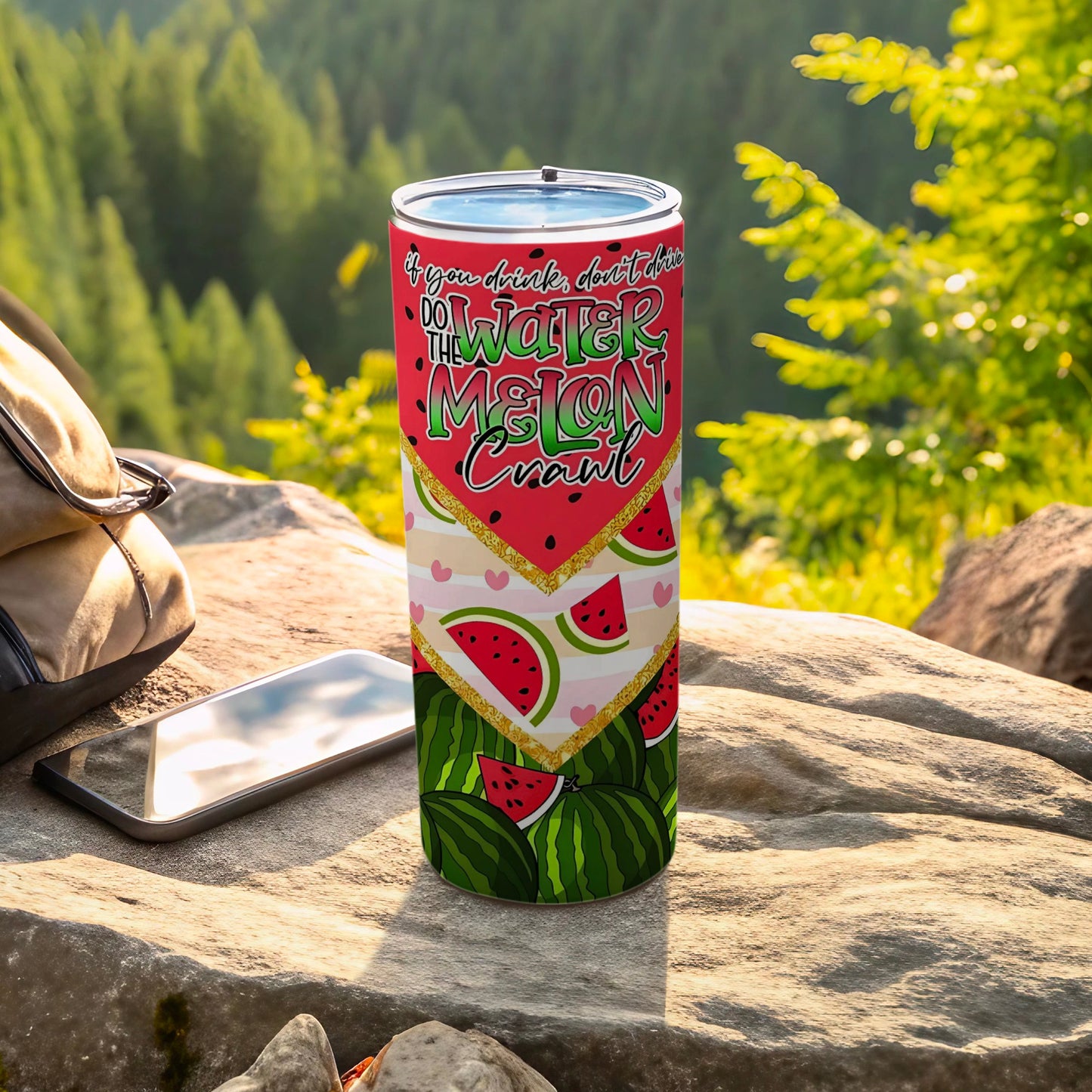 Do The Watermelon Crawl Travel Tumbler