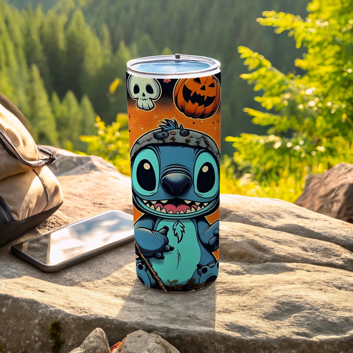 Cute Halloween Theme Character Insulated Tumbler