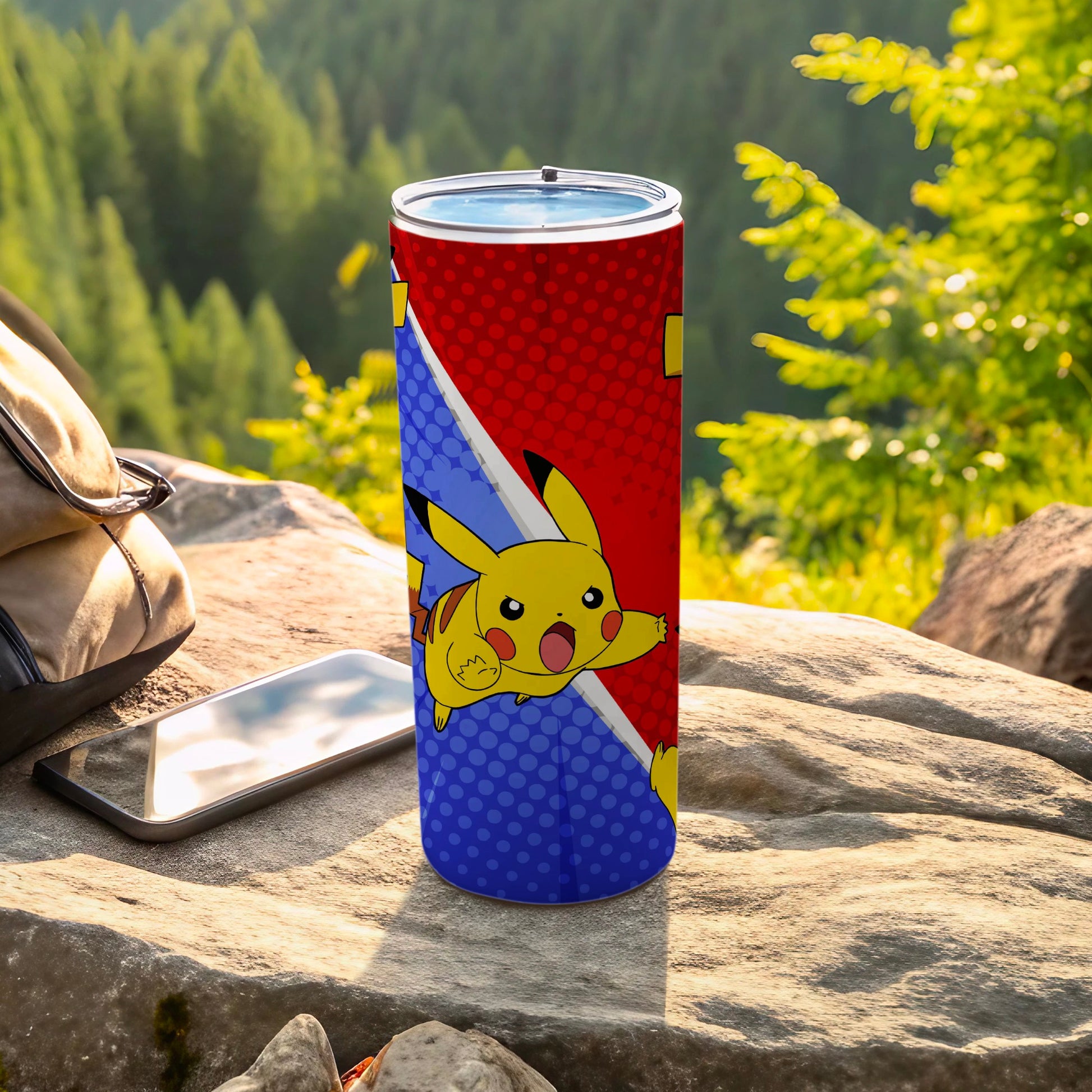 Pikachu Design Travel Tumbler for Your Adventures