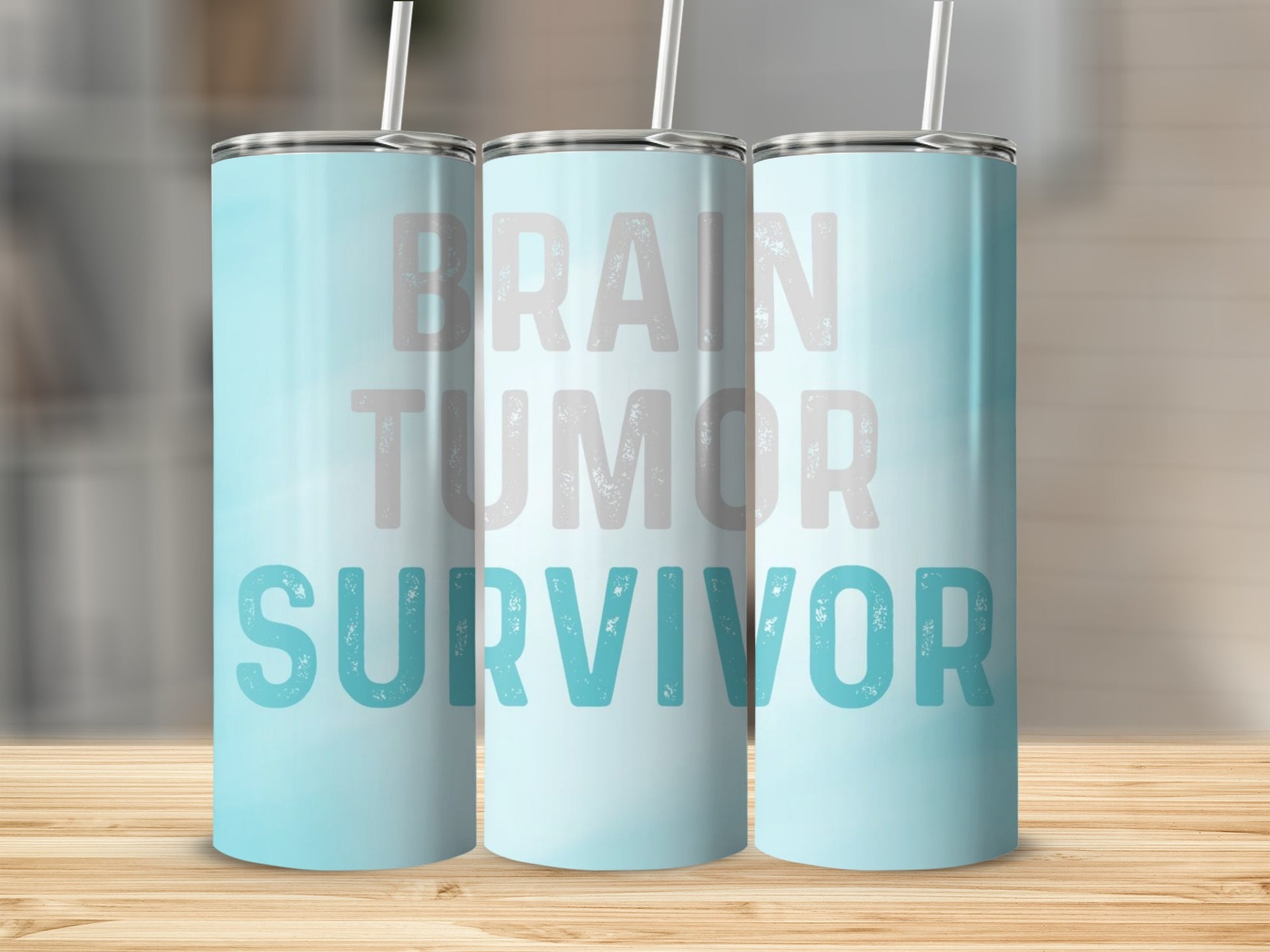 Brain Tumor Survivor Inspirational Tumbler Cup