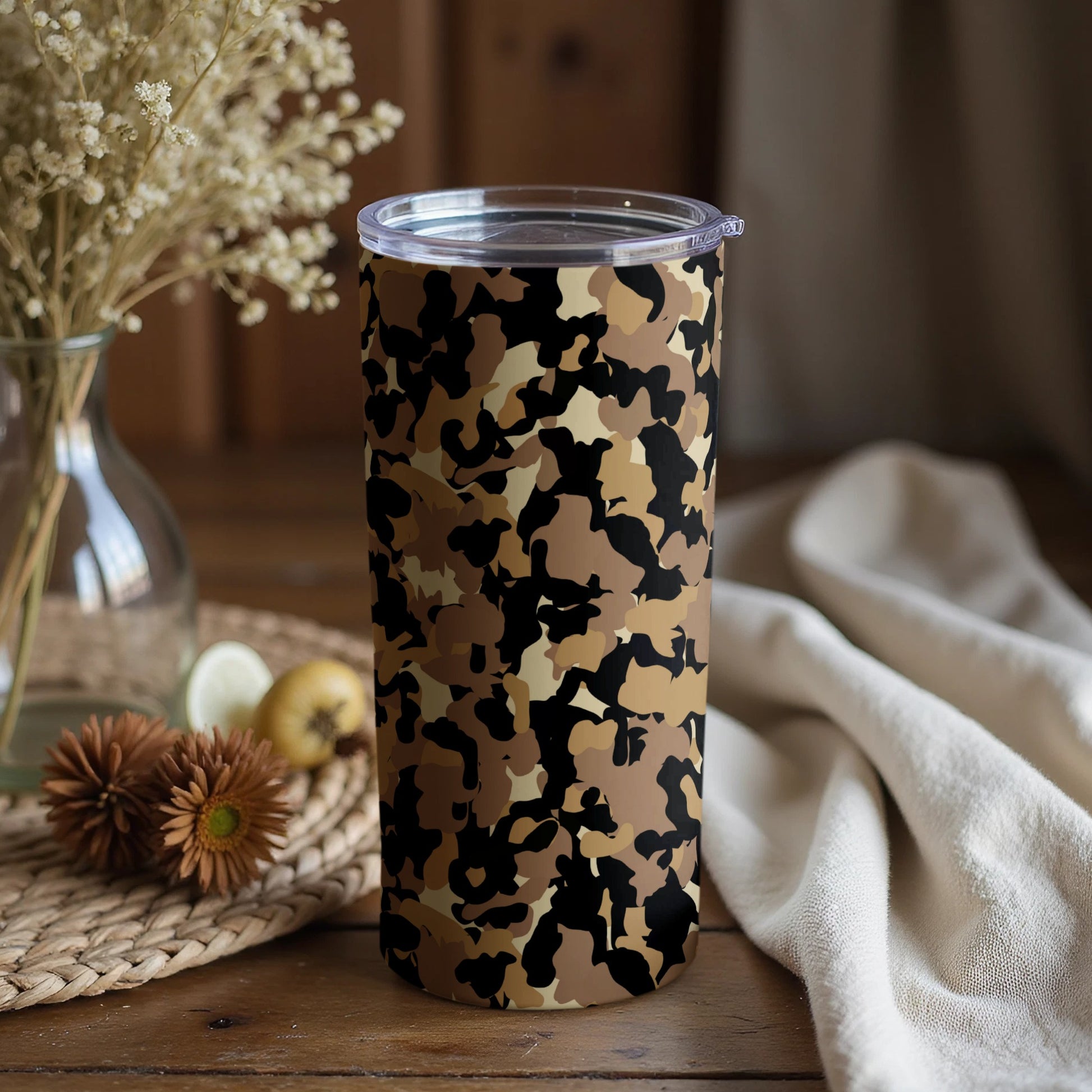 Camouflage Design Insulated Travel Tumbler