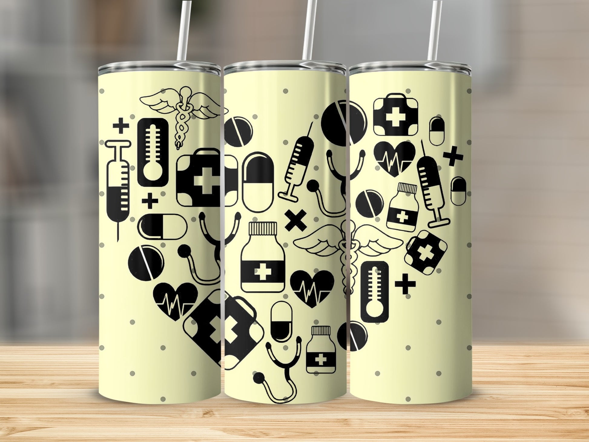 Medical Themed Design Insulated Tumbler Cup Product