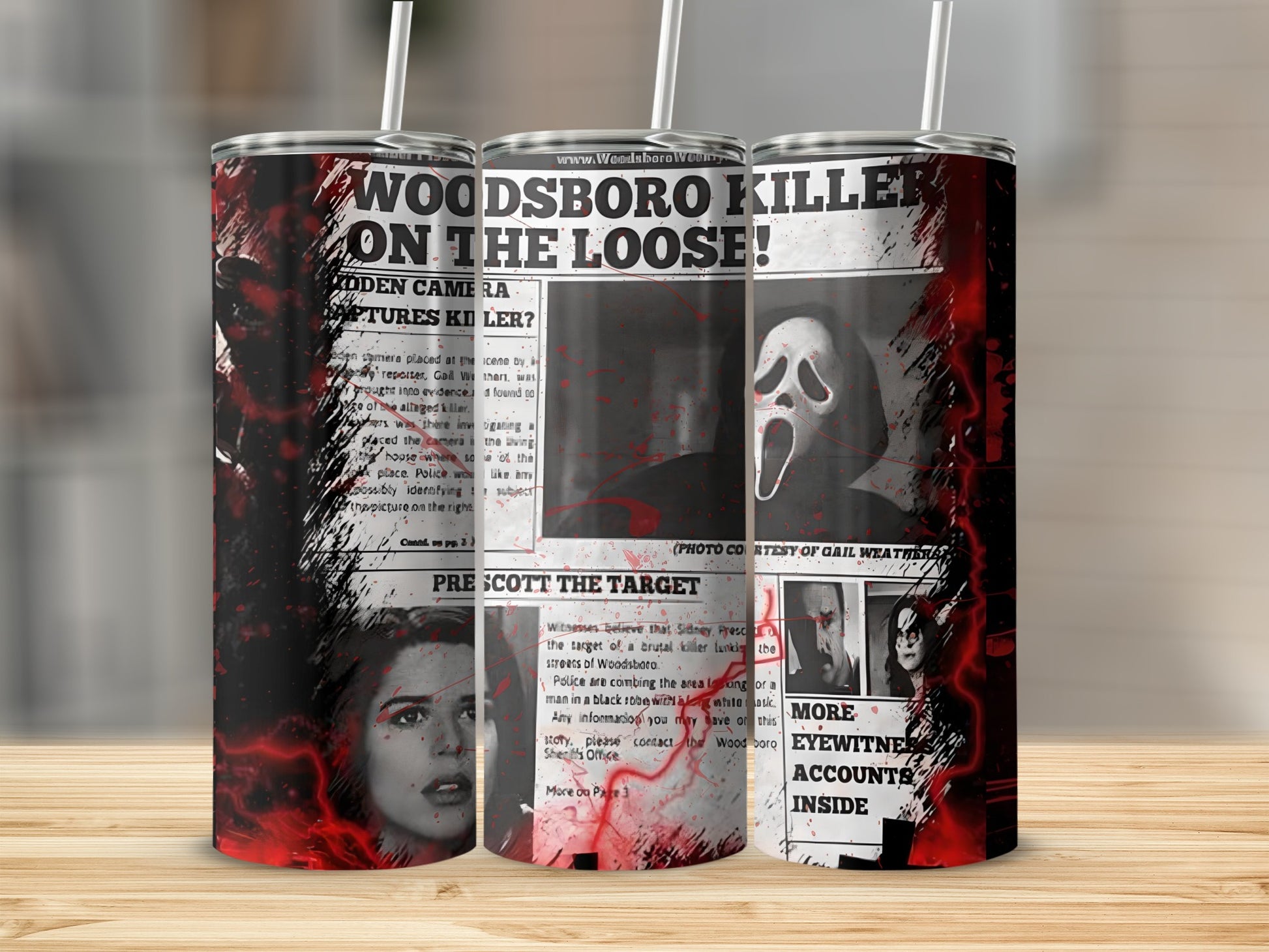 Woodsboro Killer On The Loose! Eyewitness Accounts Cup