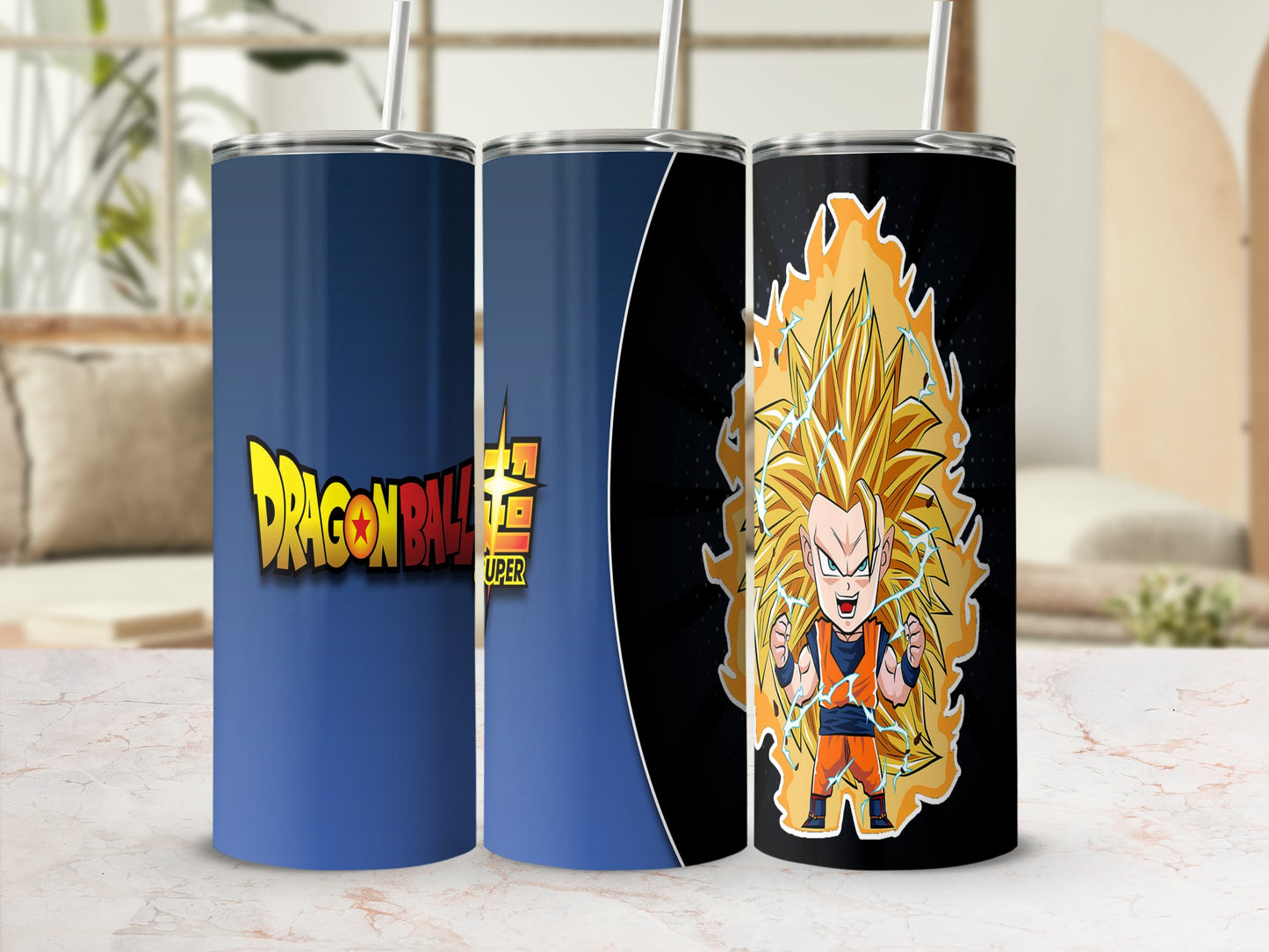 Dragon Ball Z Super Saiyan Characters Tumbler Cup