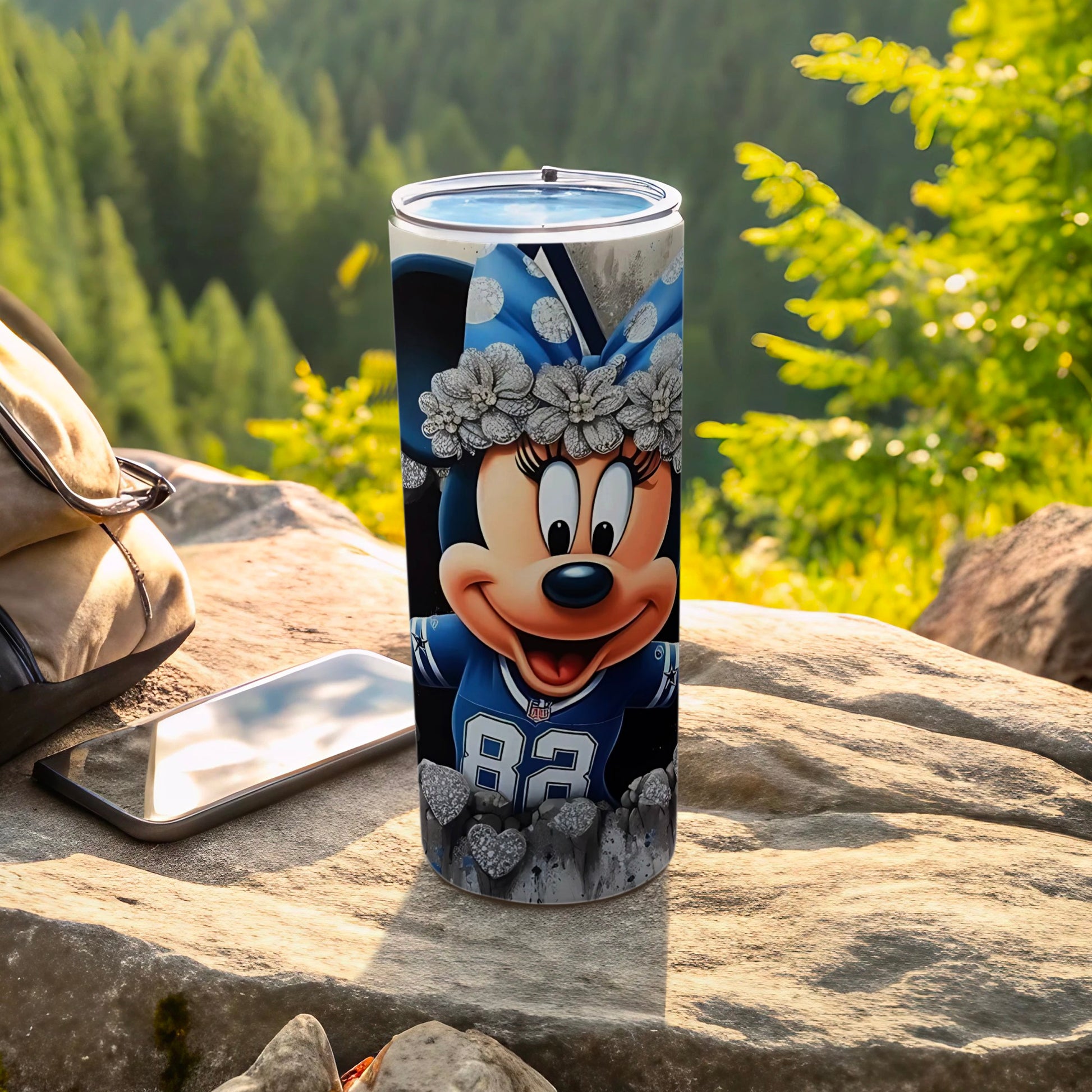 Cartoon Character Floral Sports Tumbler for Kids Drinkware