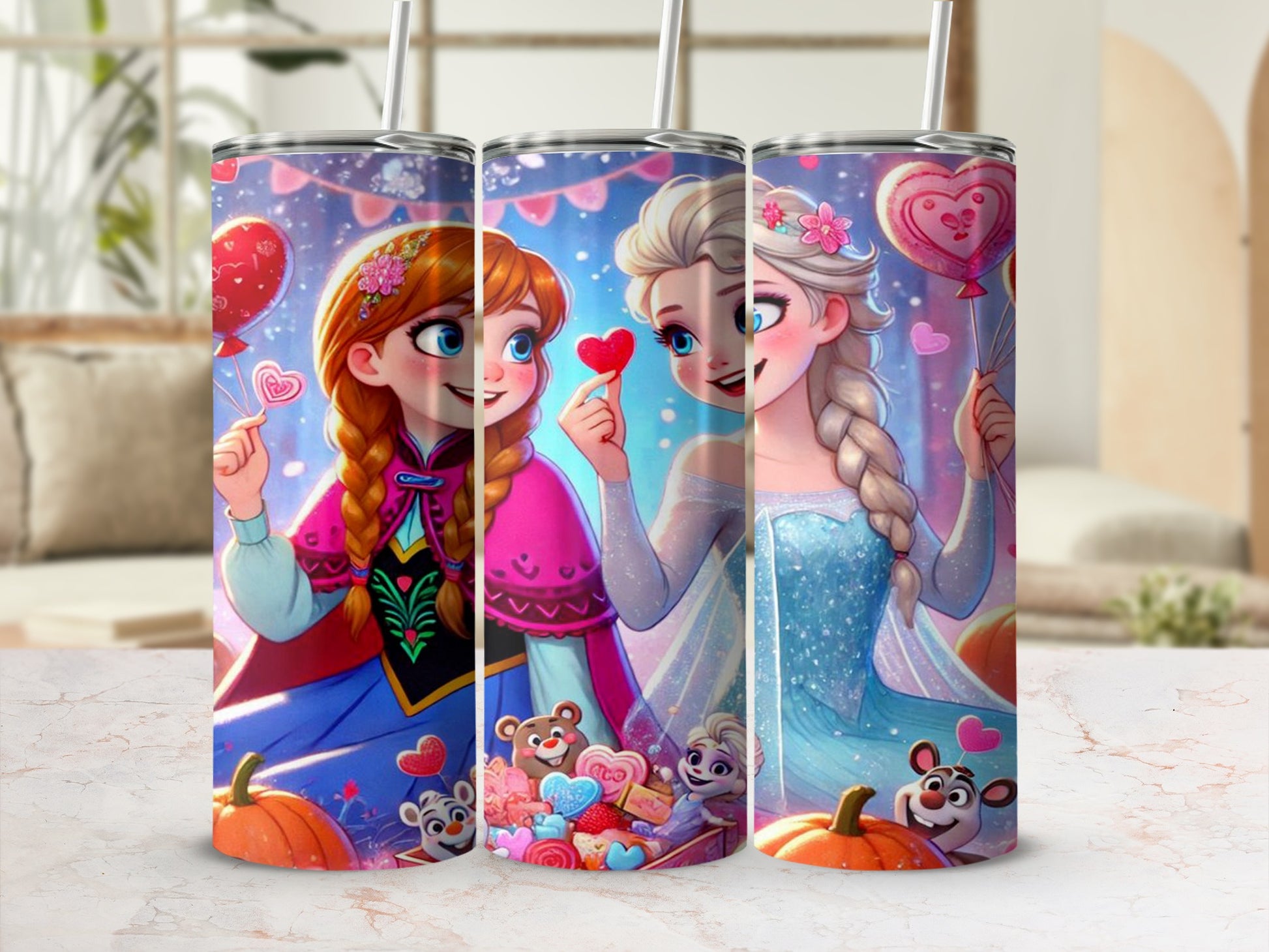 Frozen Characters Themed Insulated Tumbler Product