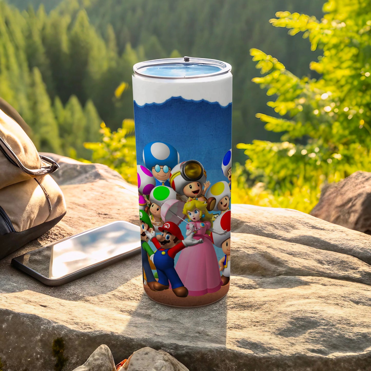 Colorful Gaming Characters Travel Tumbler for Fans