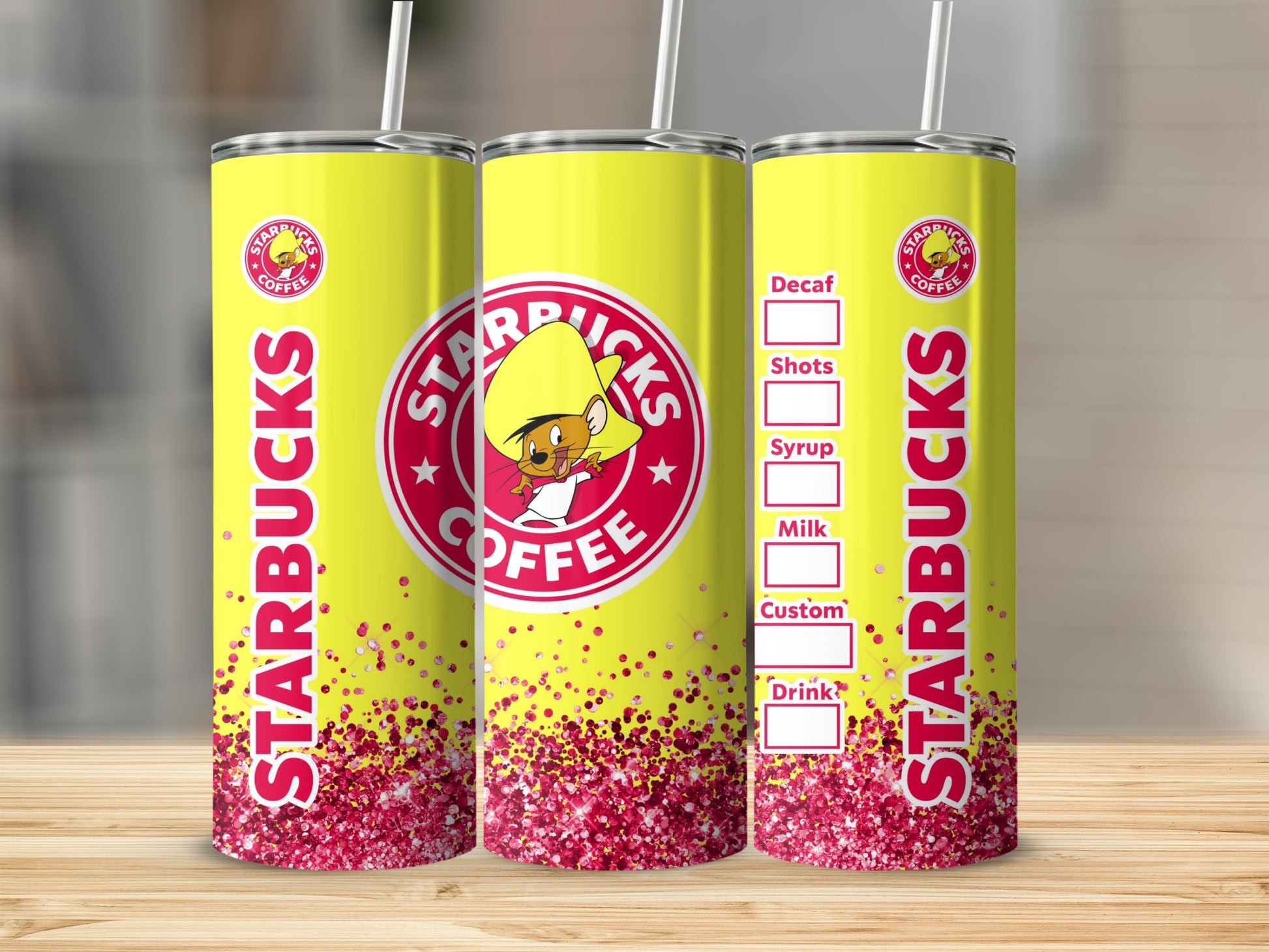 Customizable Starbucks Coffee Yellow Travel Mug