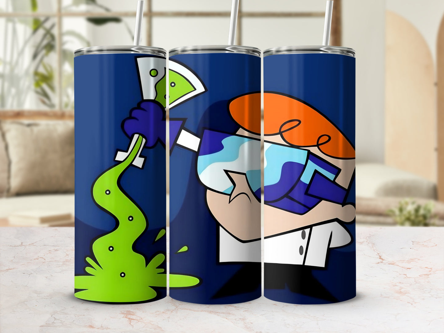 Dexter's Laboratory Inspired Stainless Steel Tumbler