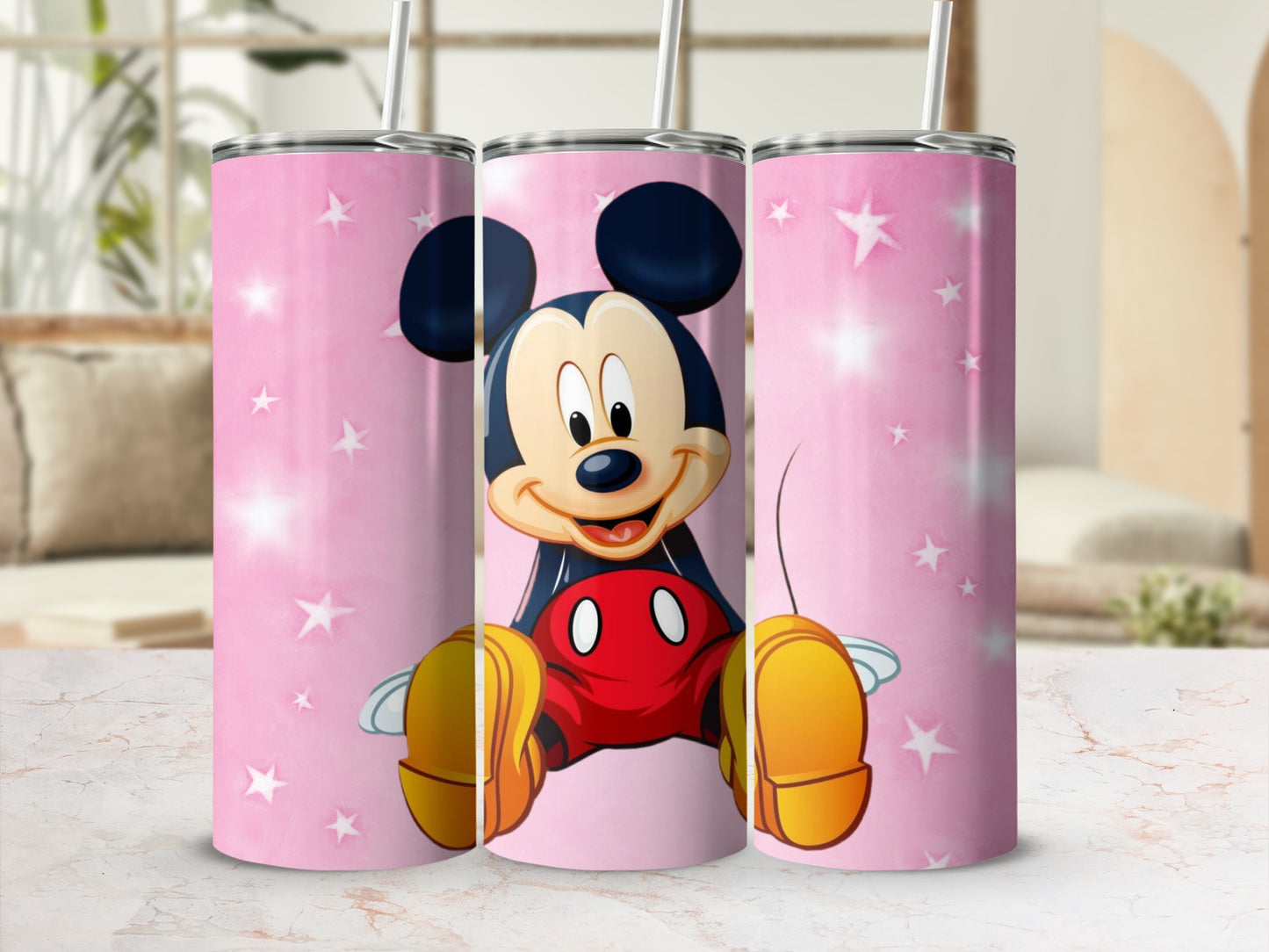Cute Mickey Mouse Character Tumbler for Kids