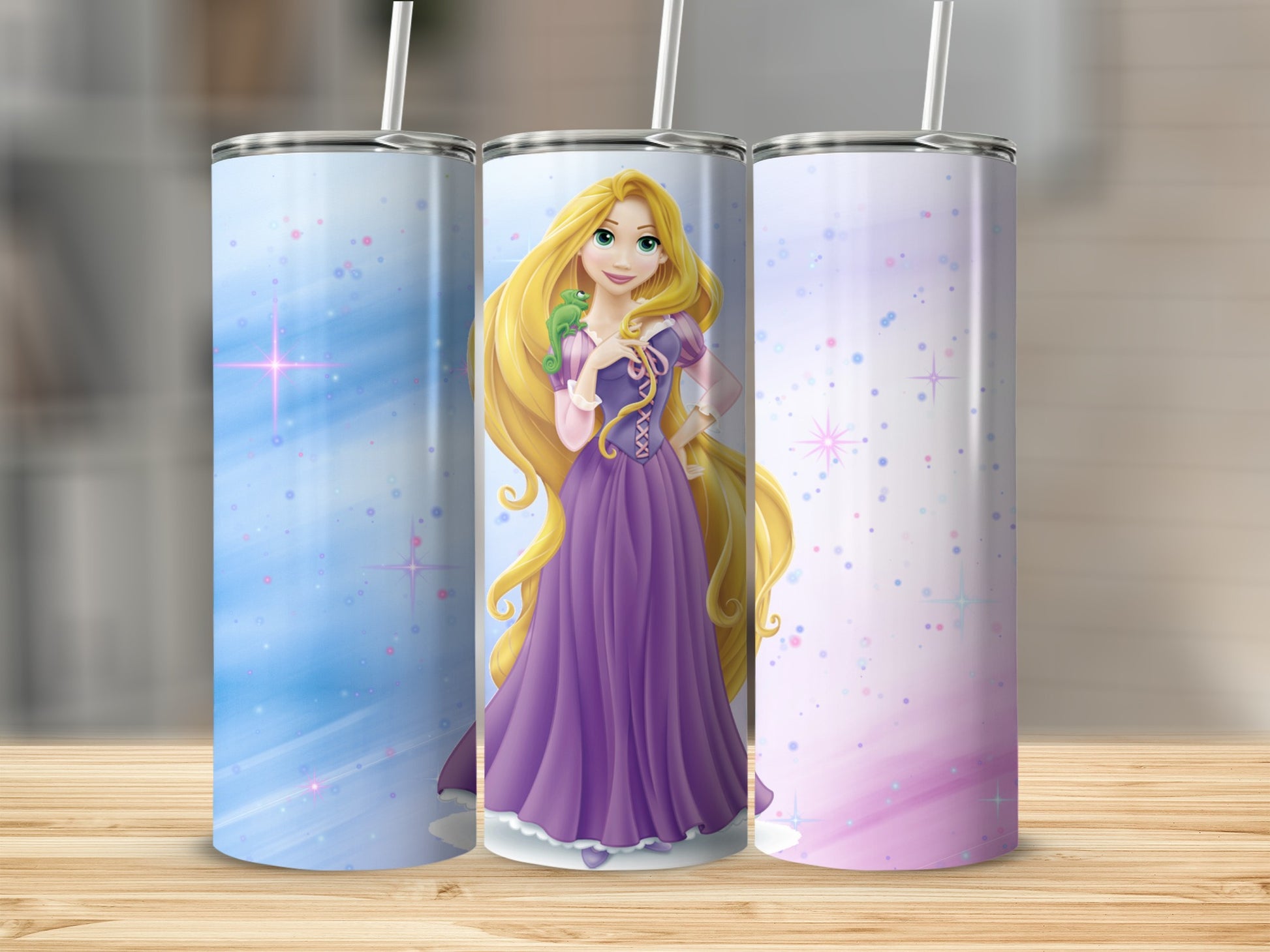 Enchanting Princess Rapunzel Design Tumbler Cup