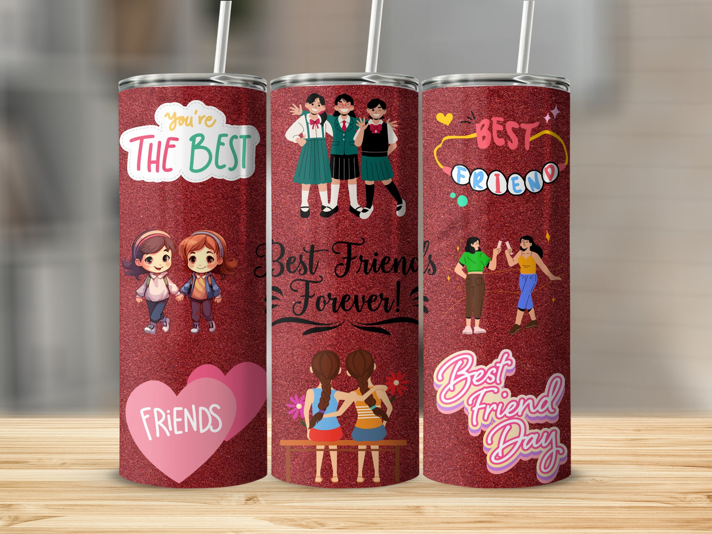Best Friends Day Forever You're the Best Tumbler