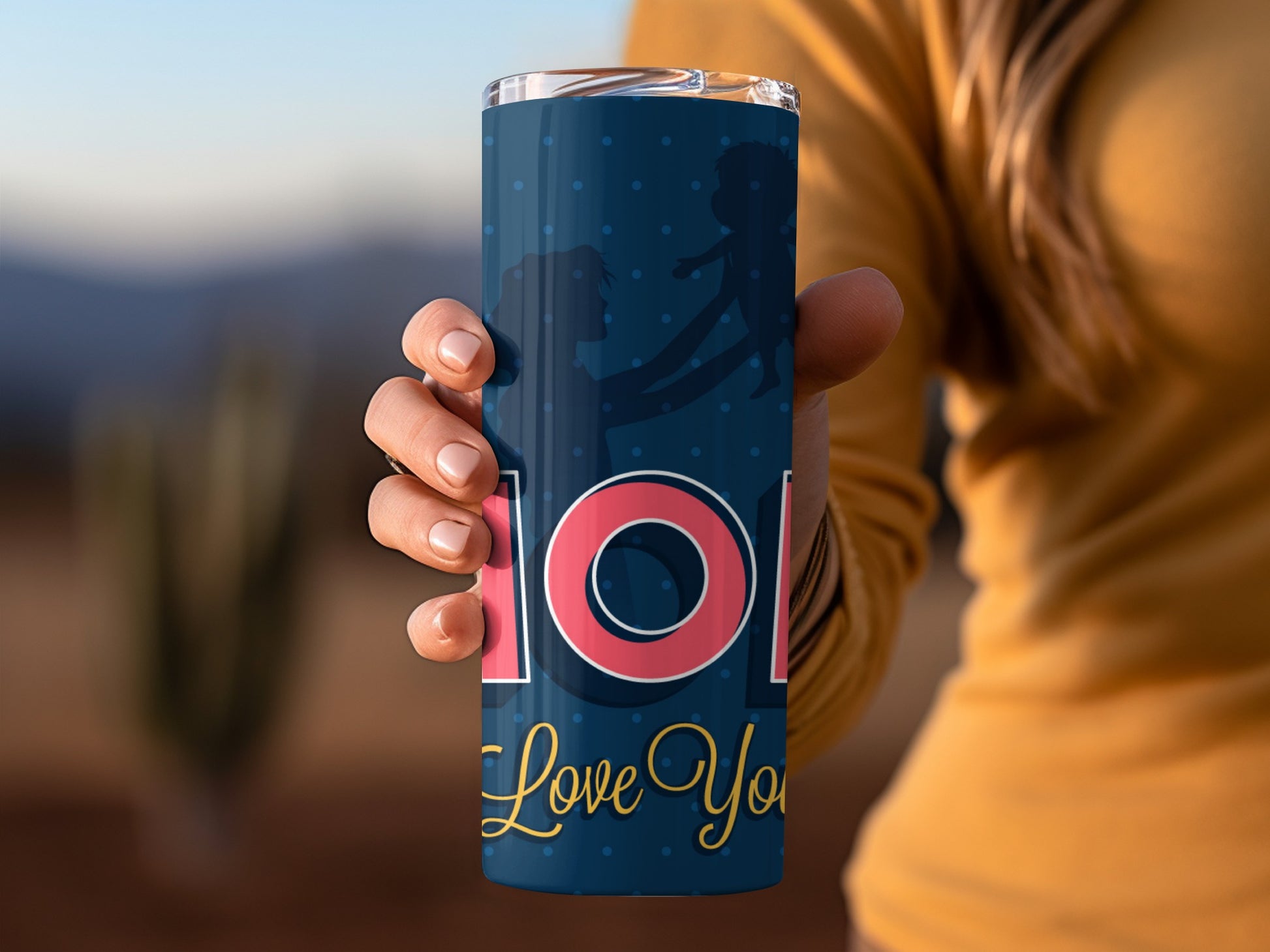 Love You Mom Tumbler Valentine's Day Gift Idea