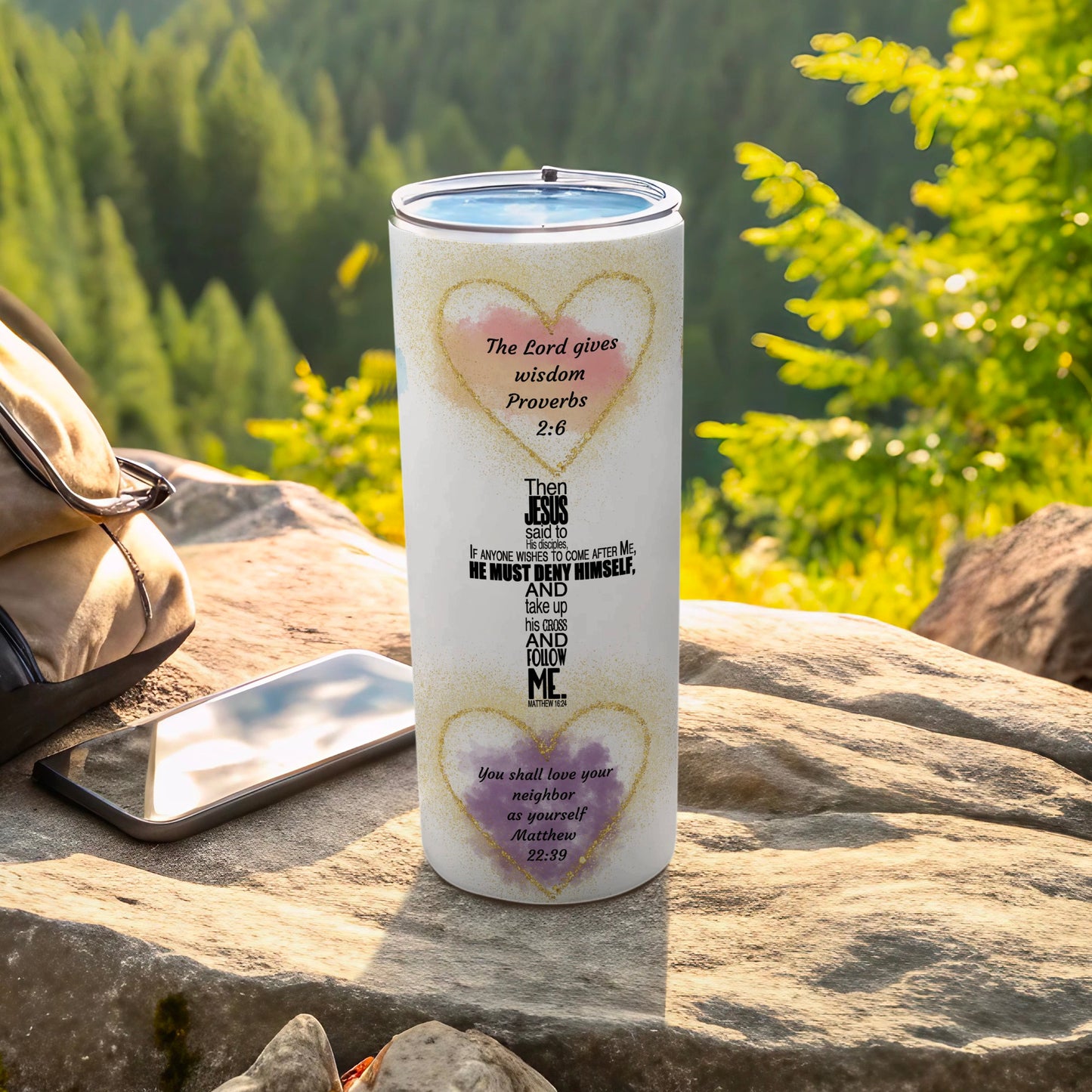Inspirational Bible Verses Insulated Tumbler Cup