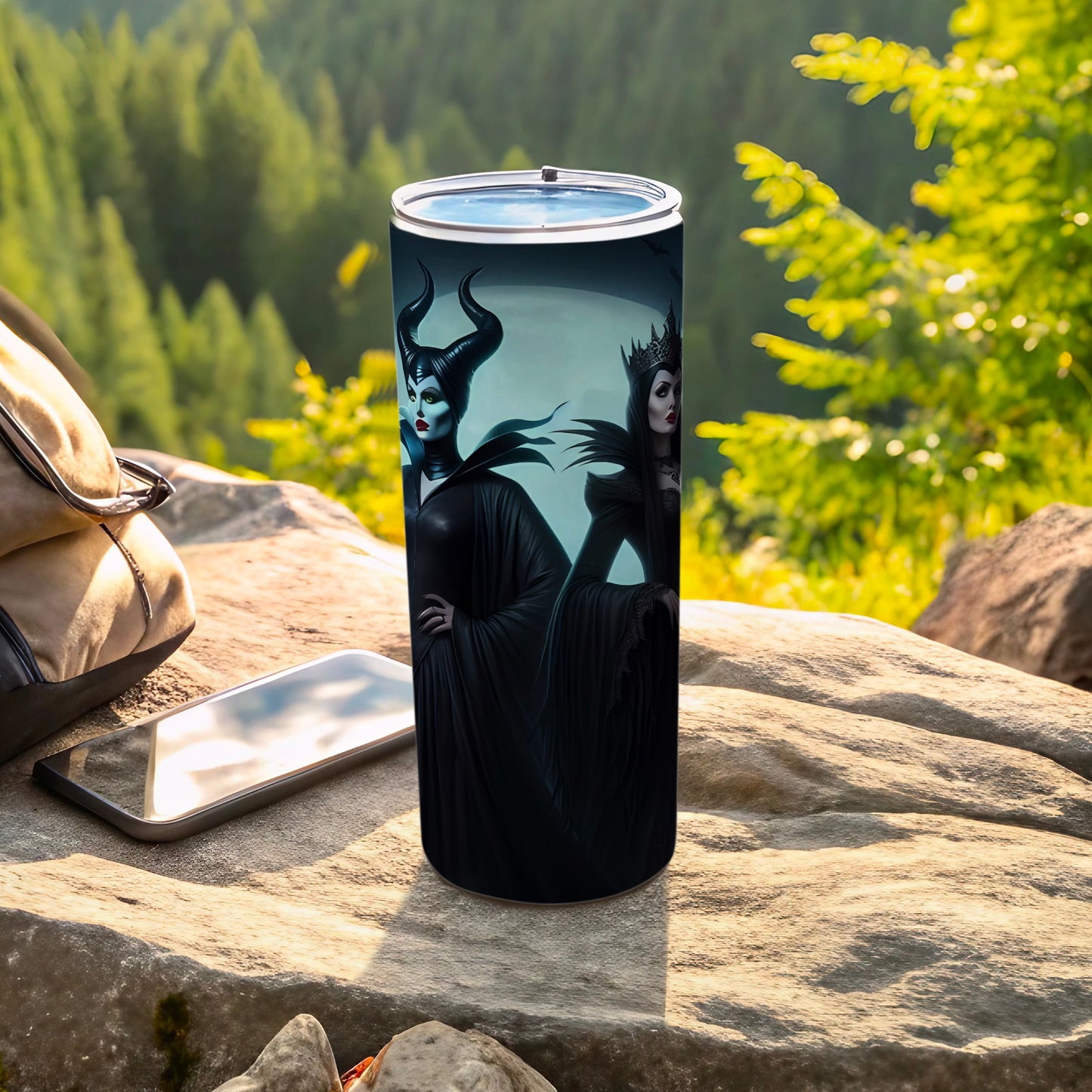 Dark Fantasy Gothic Villain Art Insulated Tumbler Cup