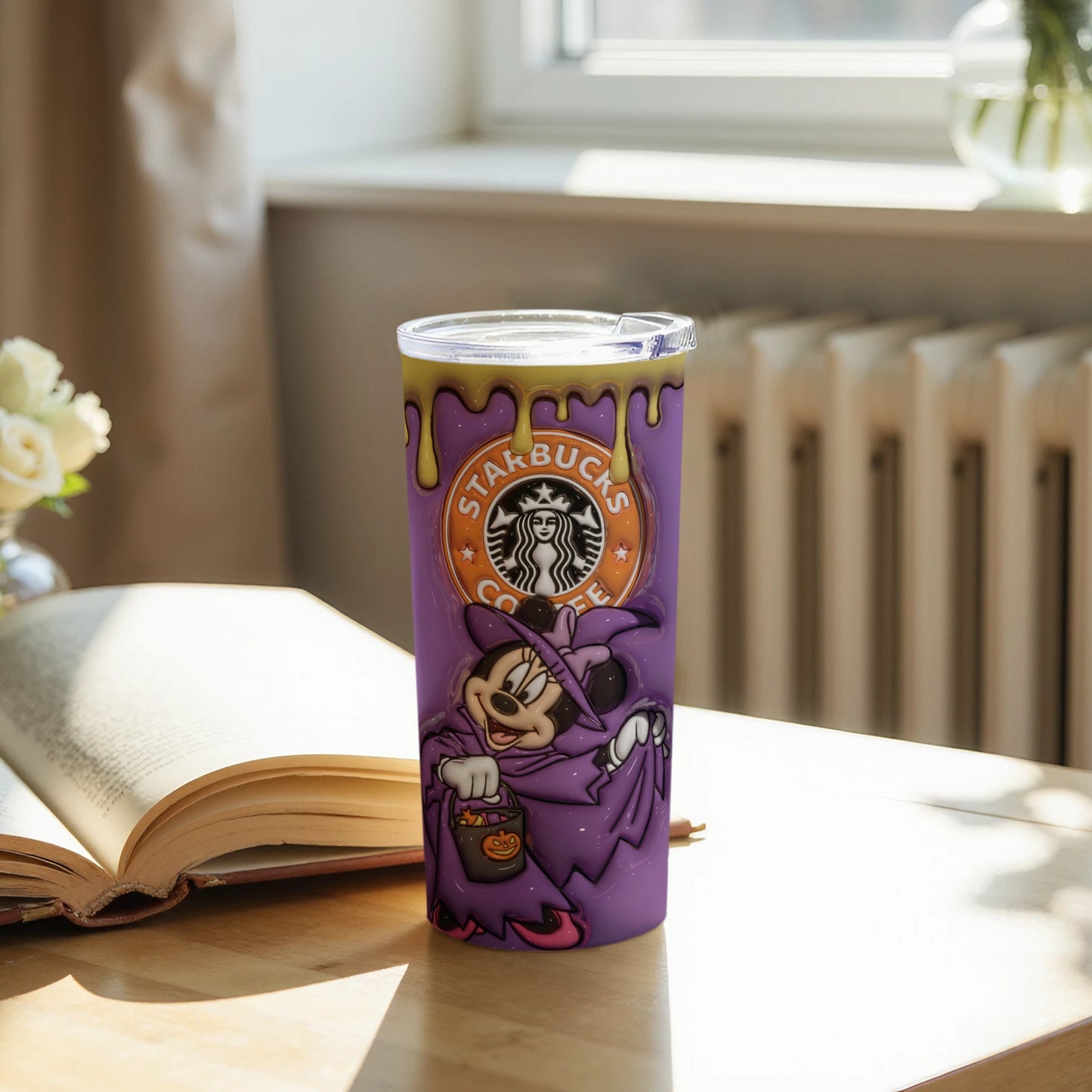Halloween Purple Tumblers Fun Cup for Spooky Sips