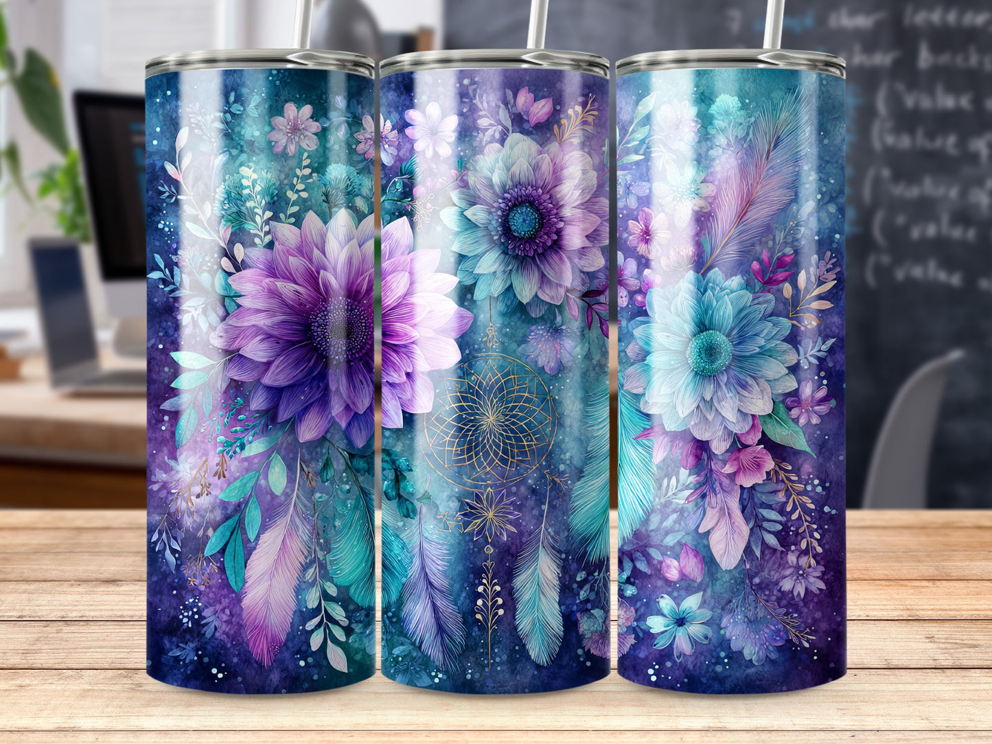 Floral Dream Design Insulated Tumbler Collection