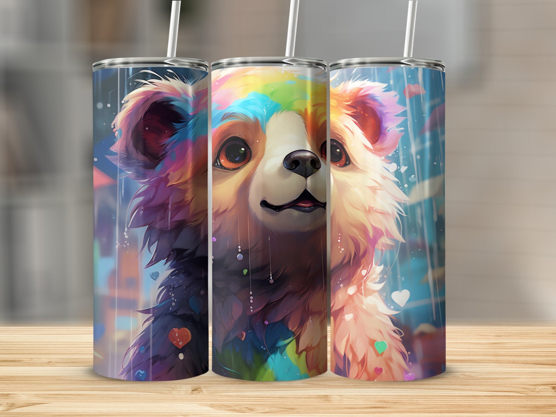Smiling Rainbow Bear Cub Artistic Splash Hearts Tumbler product type
Rainbow Bear Cub, Colorful Animal, Anime Style Bear, Watercolor Bear, Cute Creature, Vibrant Art, Hearts Design, Digital Art Animal, Fantasy Bear, Kawaii Drinkware, Smiling Bear, Artistic Tumbler, Unique Gift Idea, Pet Lover Gift, Abstract Animal Art, Whimsical Design, Custom Tumbler, Kids Tumbler, Fun Drink Cup, Bright Colors