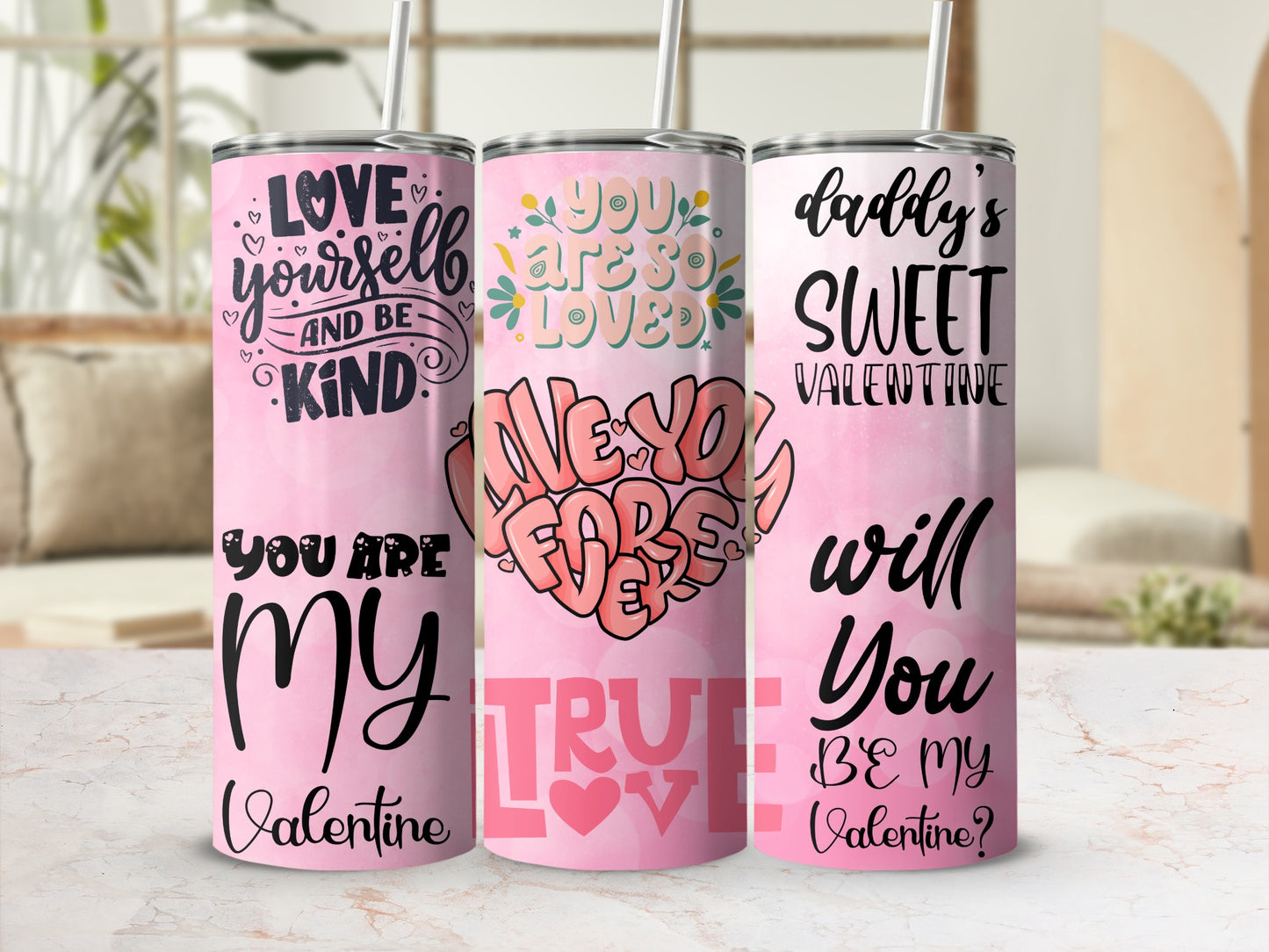 Valentine's Day Special Love Theme Drinkware Collection