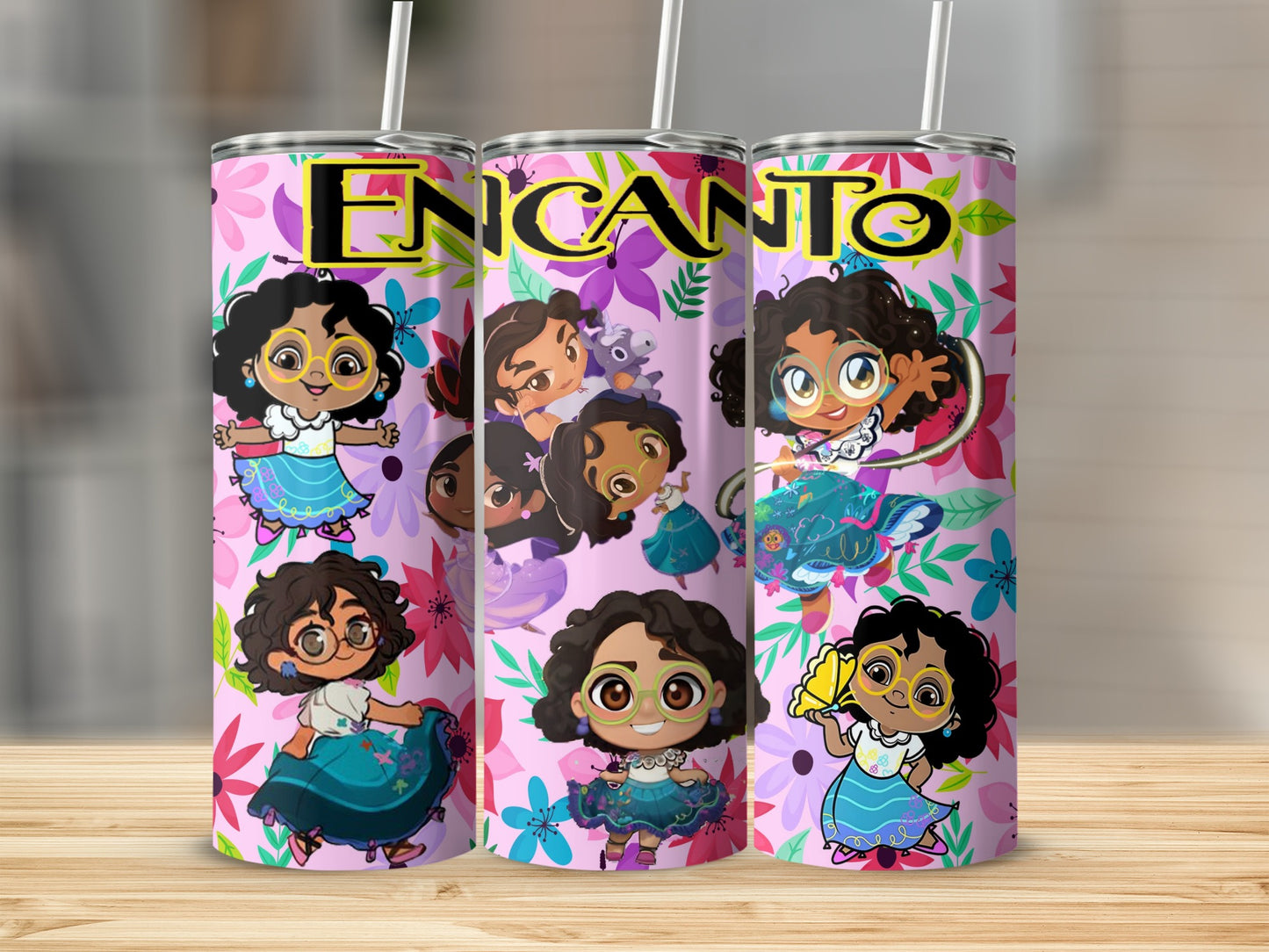 Encanto Characters Travel Tumbler Cup for Kids and Adults