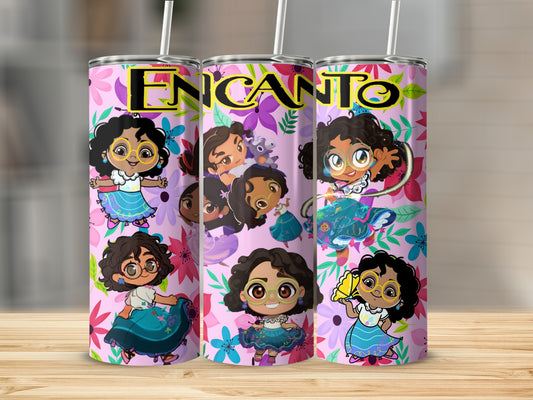 Encanto Characters Travel Tumbler Cup for Kids and Adults