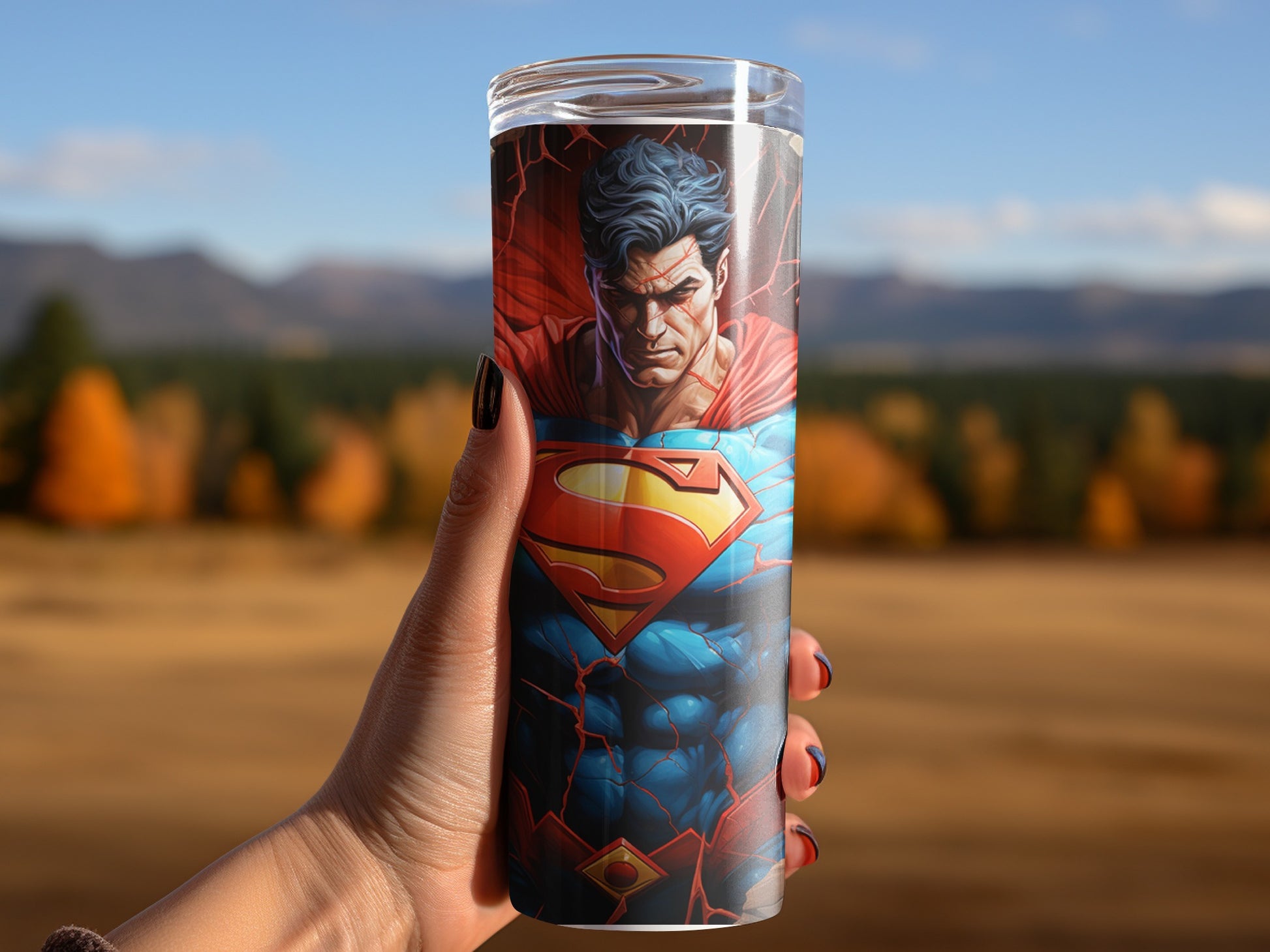 Superman Insulated Tumbler With Iconic Design