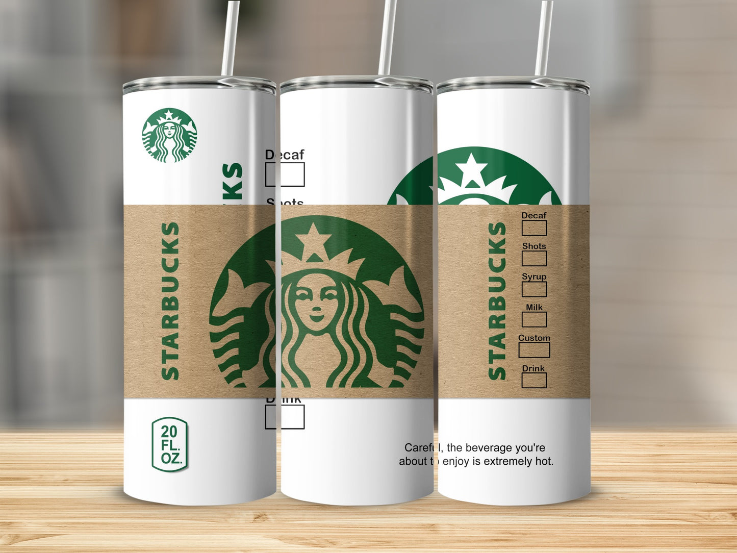 Starbucks 20 FL OZ Decaf Shots Milk Custom Drink product type