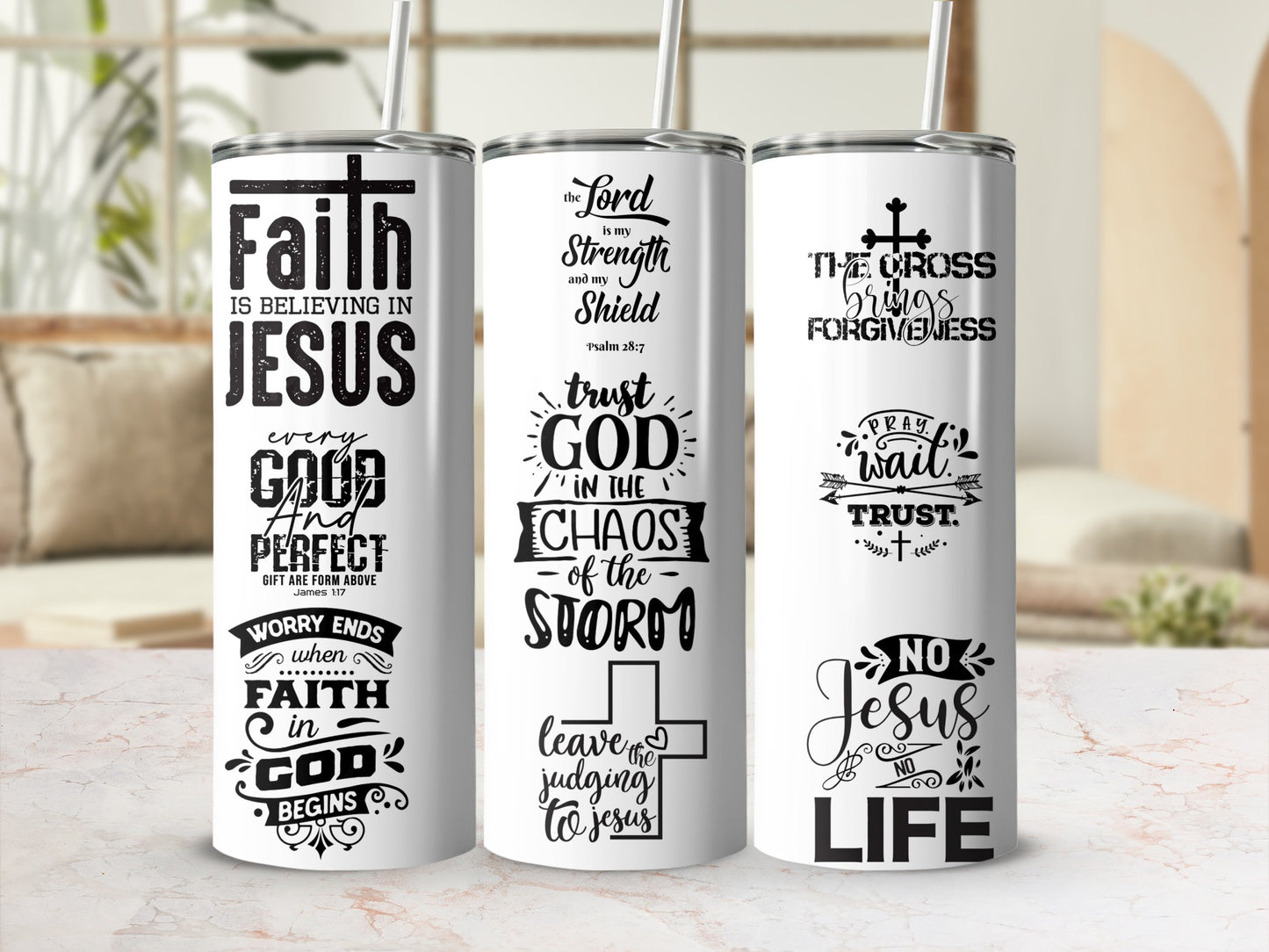 Faith Based Uplifting and Inspirational Tumblers