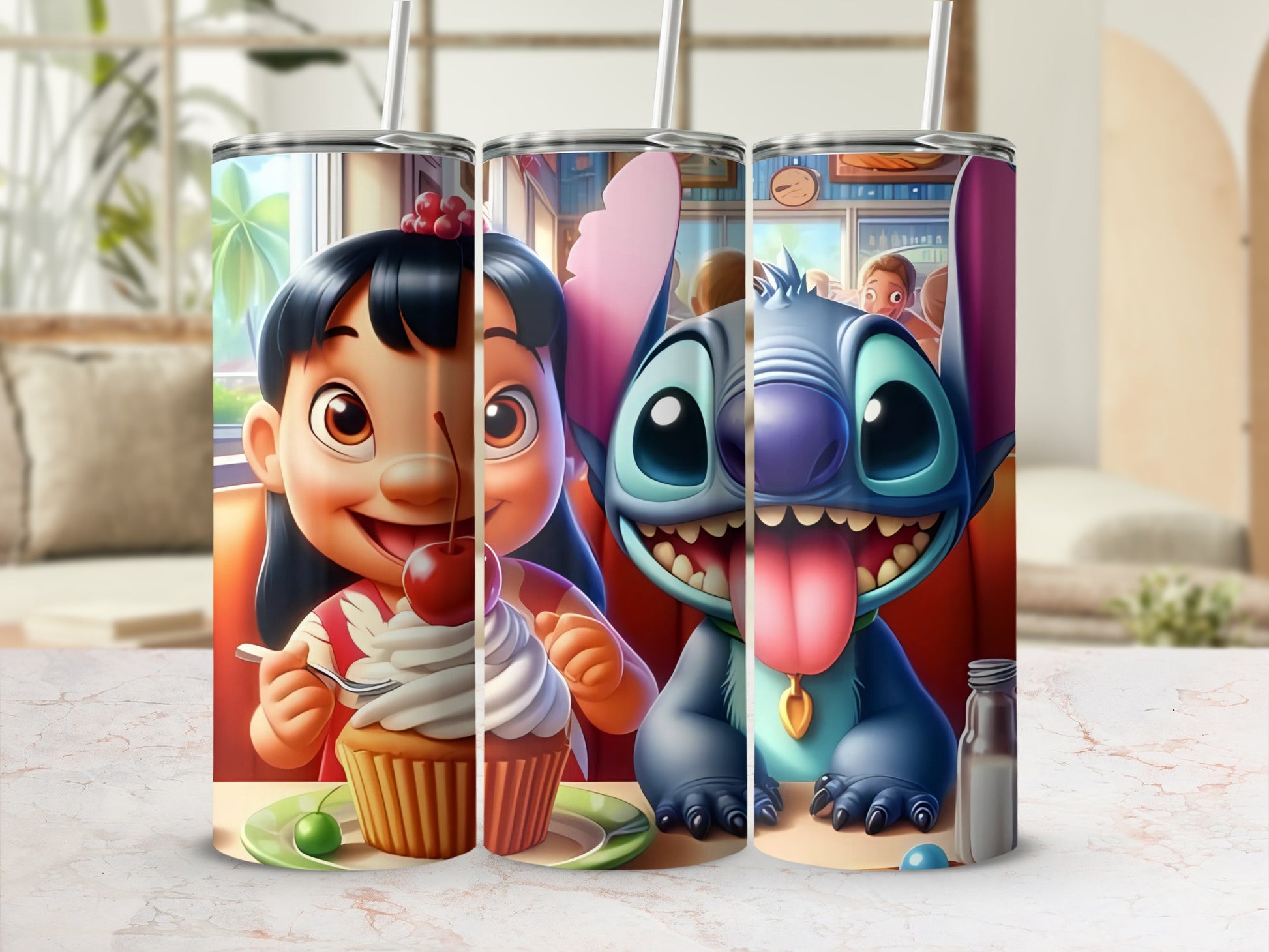 Adorable Character Themed Stainless Steel Tumbler Cup