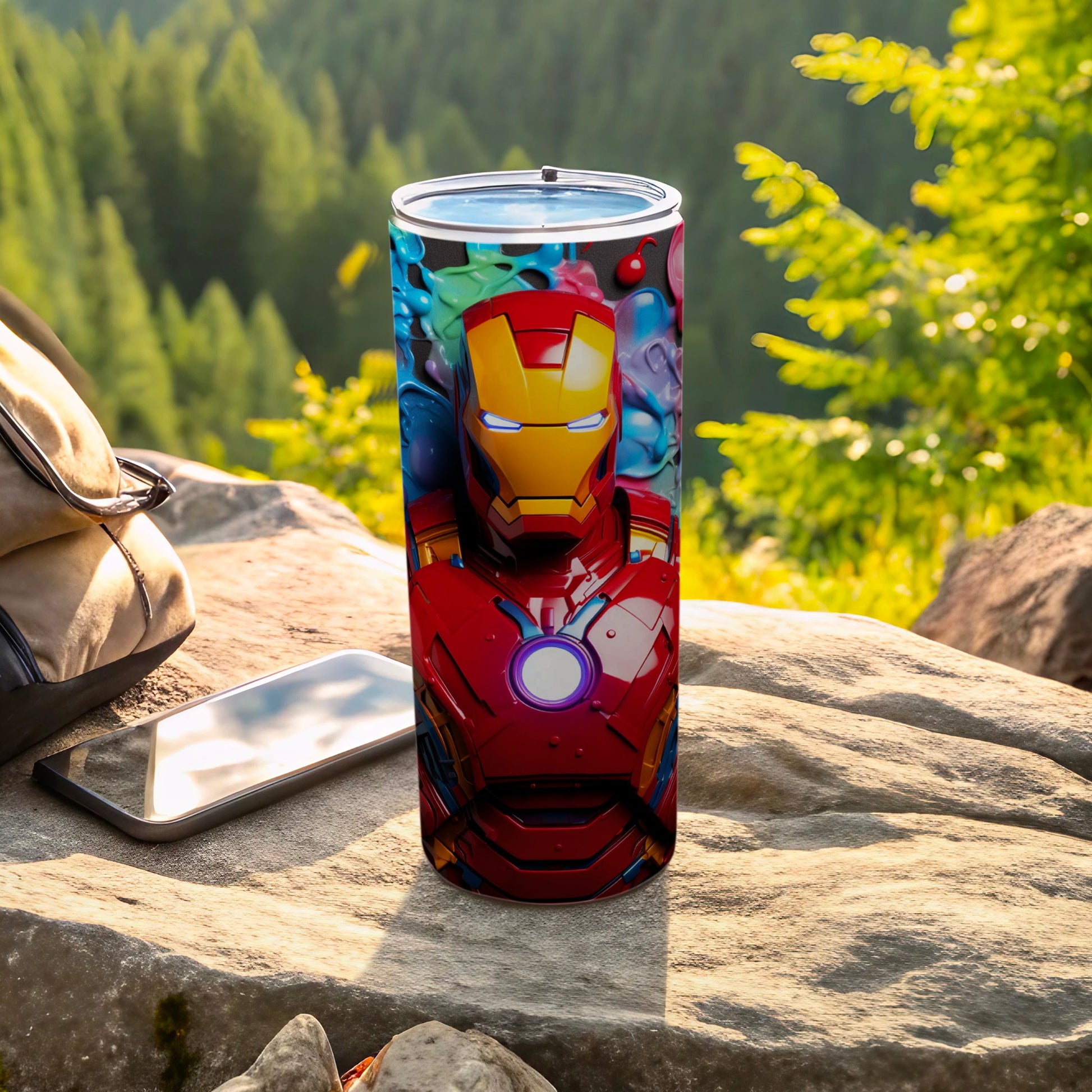 Vibrant Superhero Insulated 20oz Tumbler for Travel