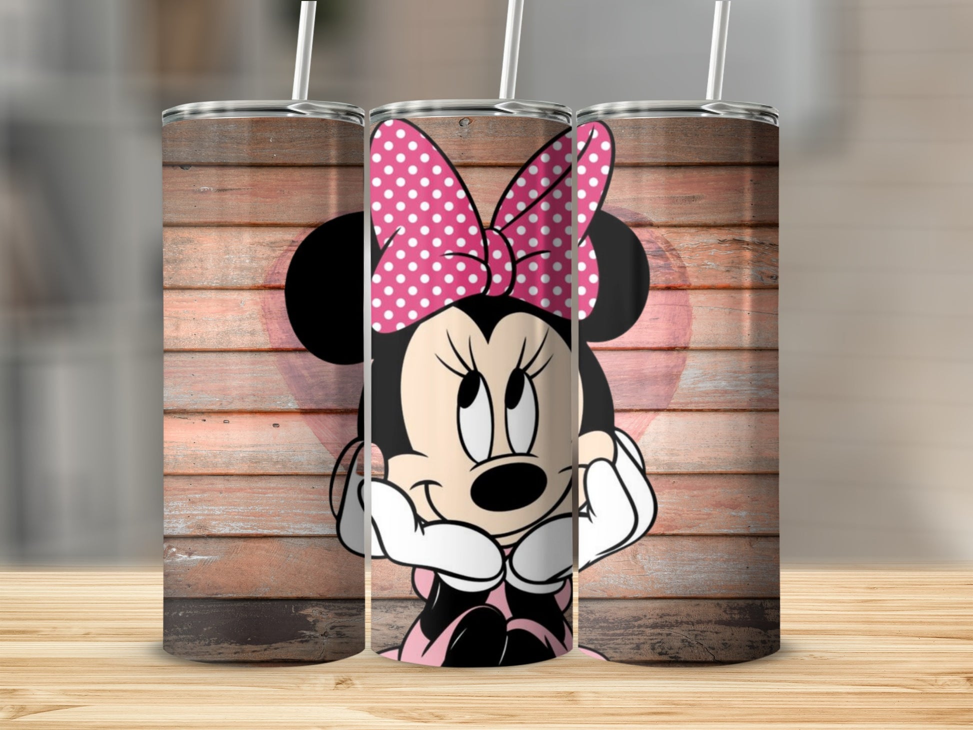 Cute Pink Bow Character Tumbler Ideal for Gifts