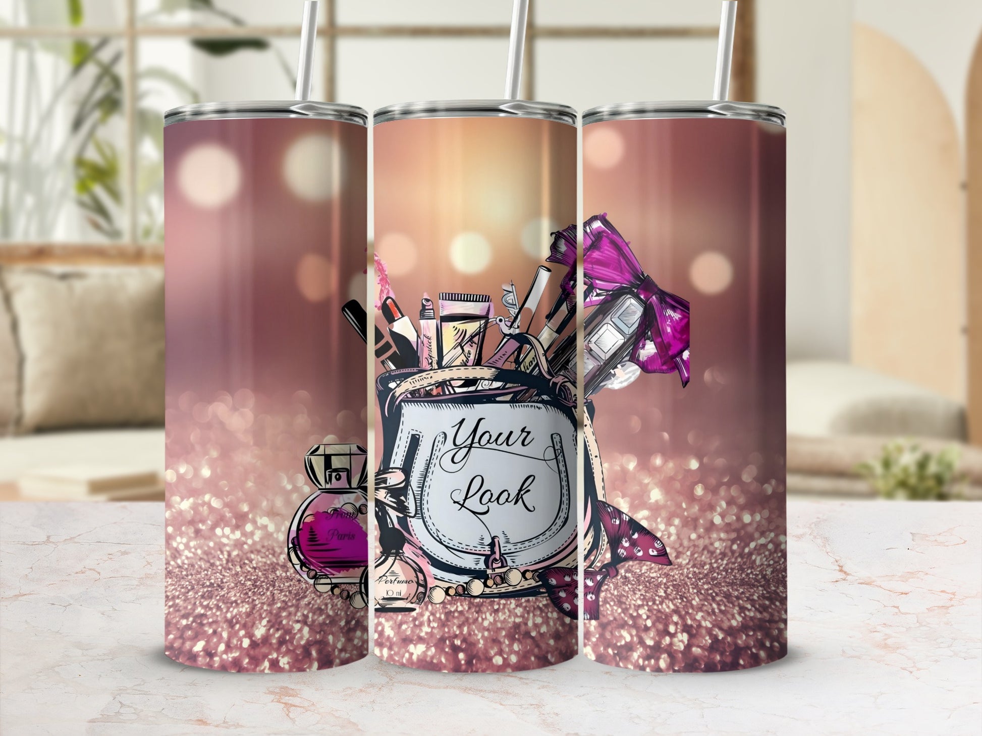Your Look Perfume and Makeup Tumblers