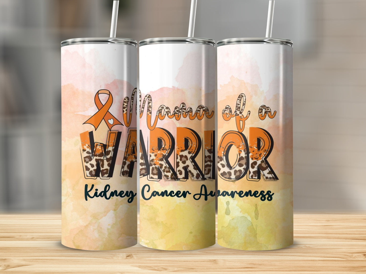 Kidney Cancer Awareness Mama of a Warrior tumbler