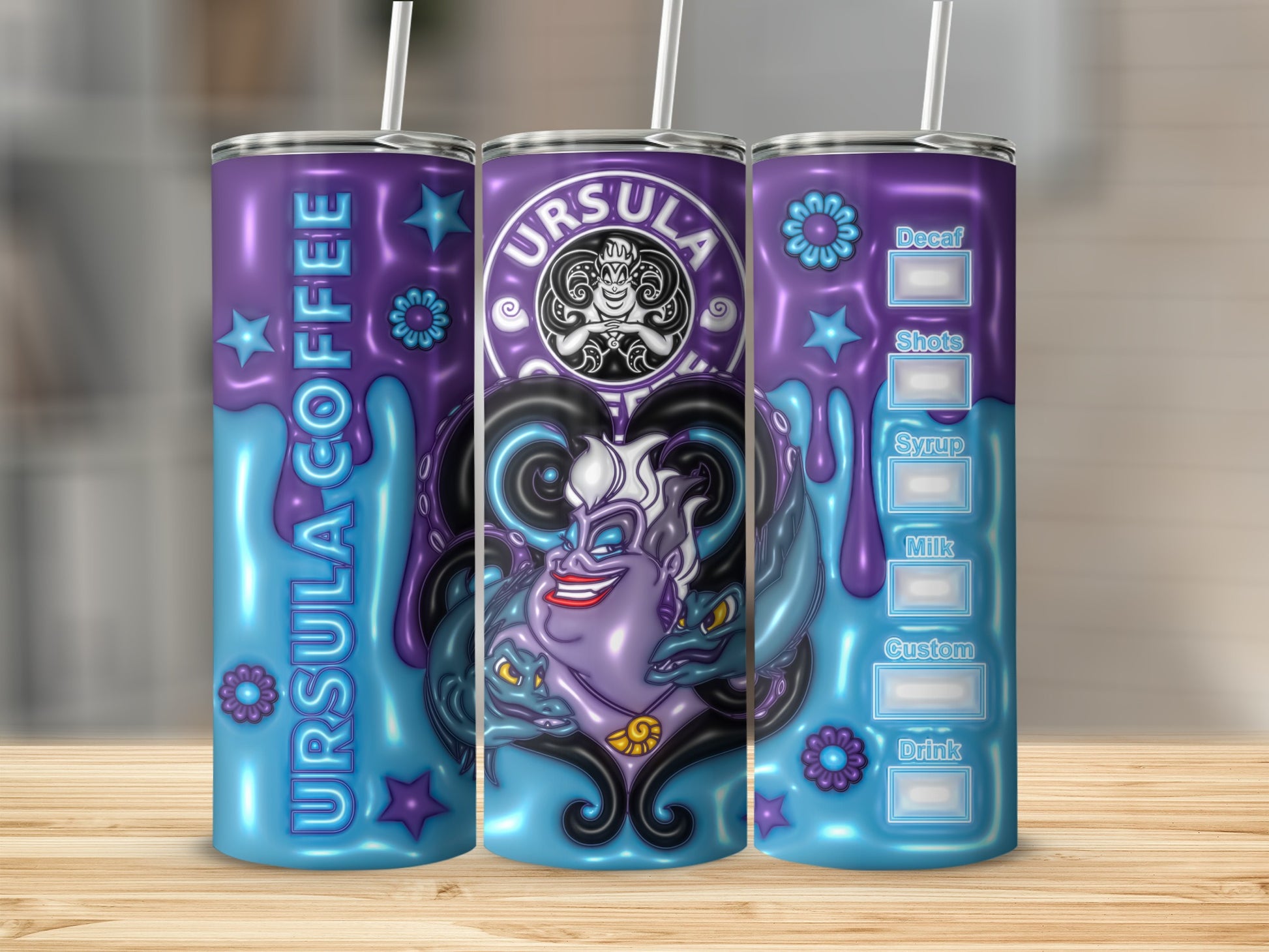Ursula Coffee Decaf Shots Syrup Milk Custom Drink product type