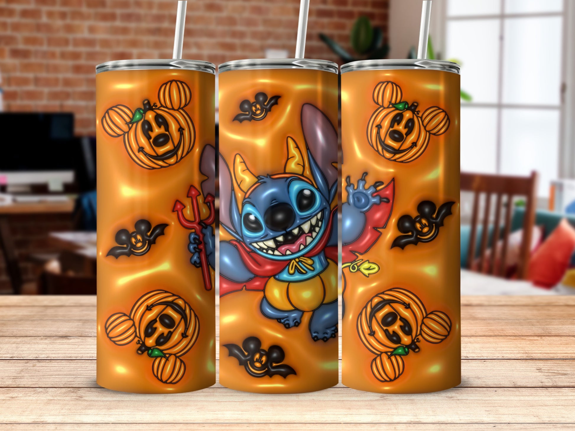 Halloween Themed Mischievous Character Tumbler