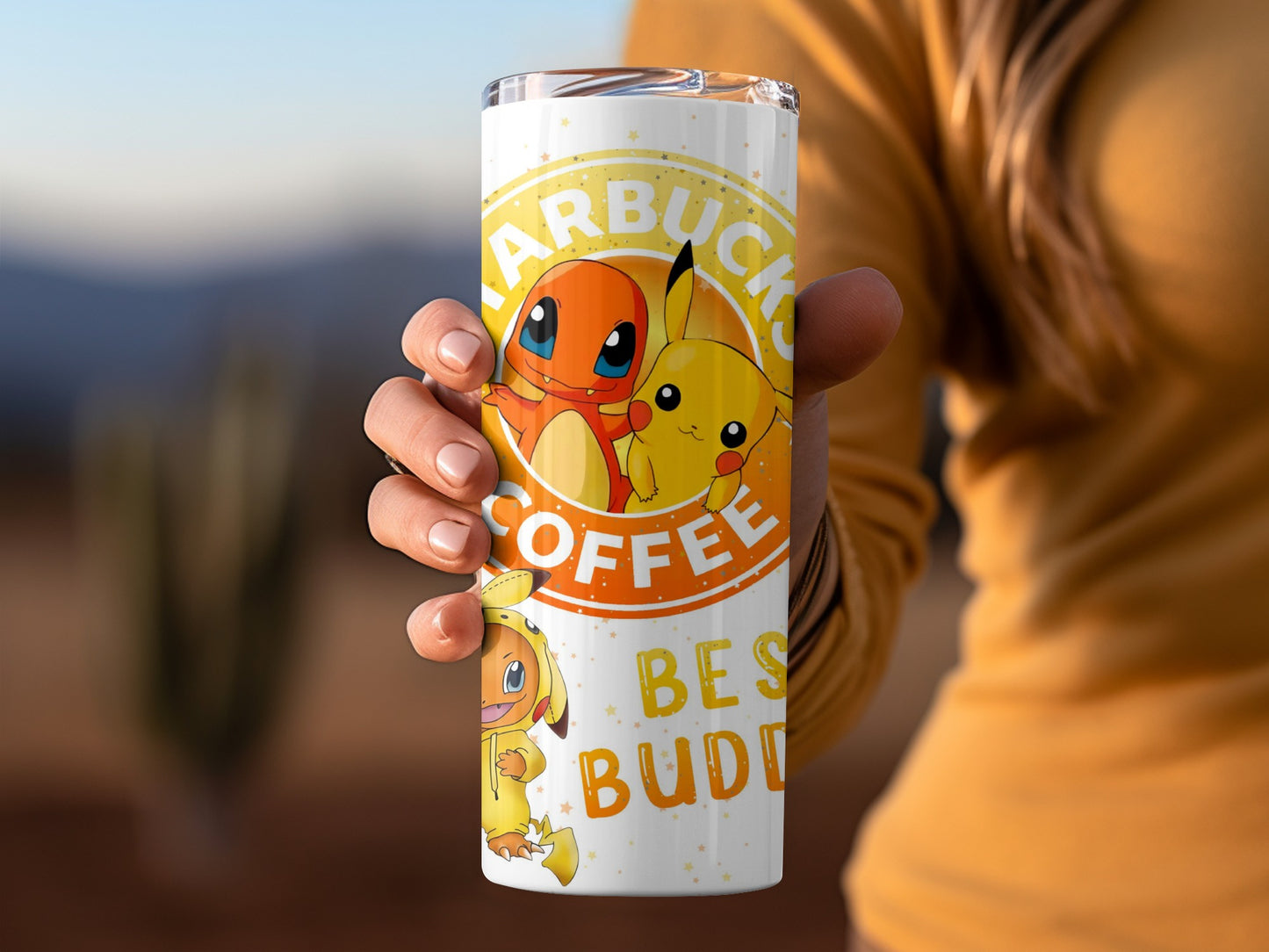 Starbucks Coffee Best Buddies Custom Tumbler Flask
